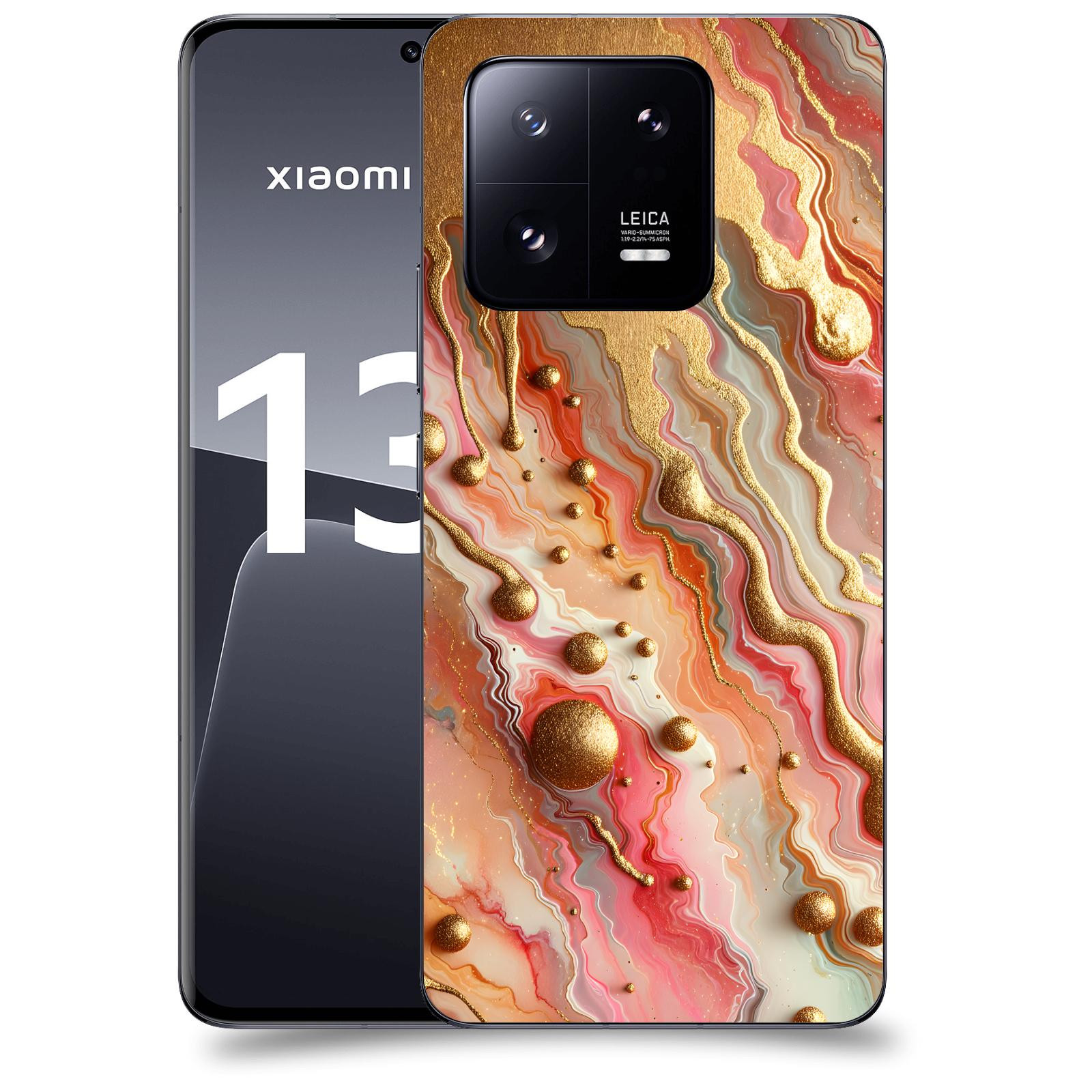 ACOVER Kryt na mobil Xiaomi 13 Pro - Liquid Gold