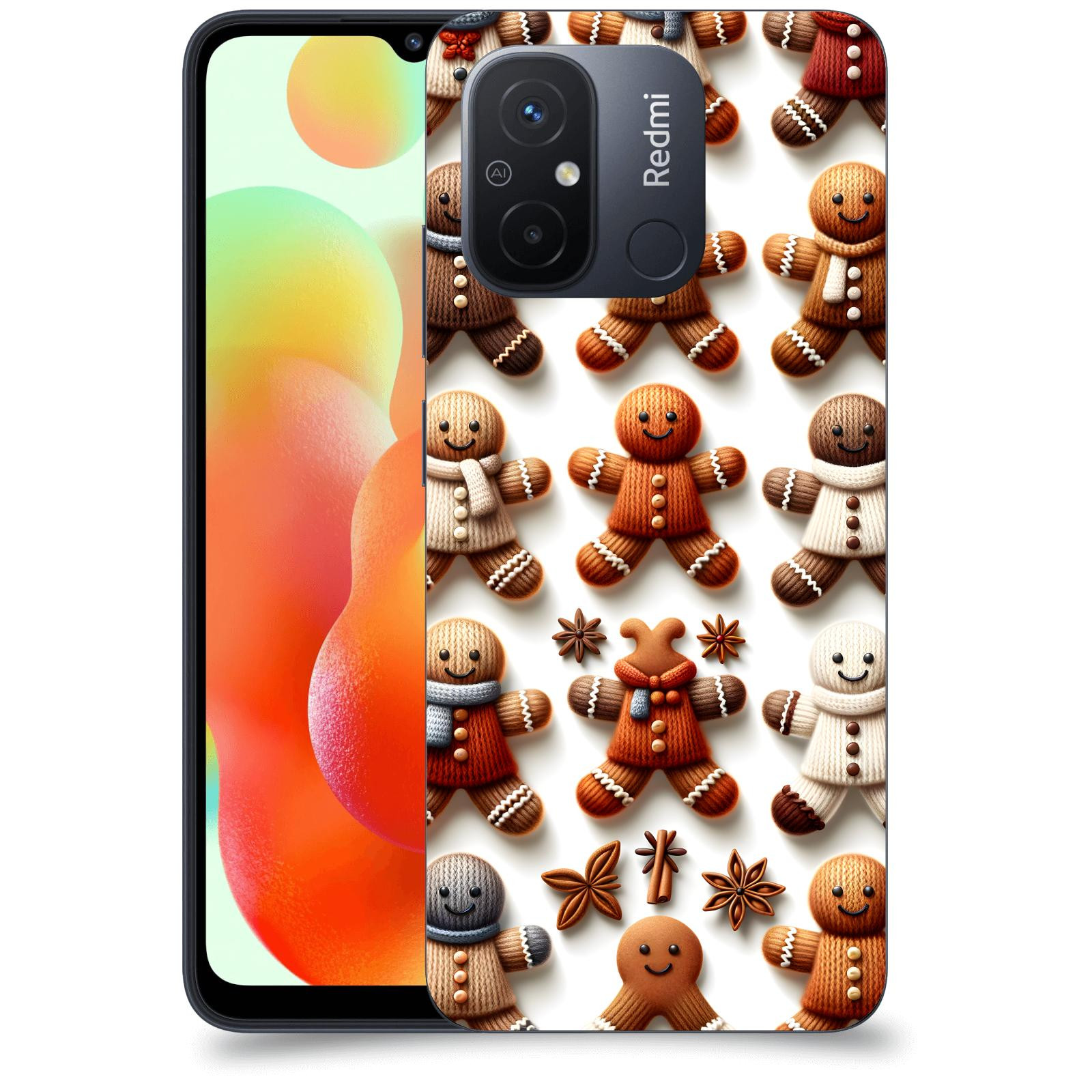 ACOVER Kryt na mobil Xiaomi Redmi 12C - Perníčky 2