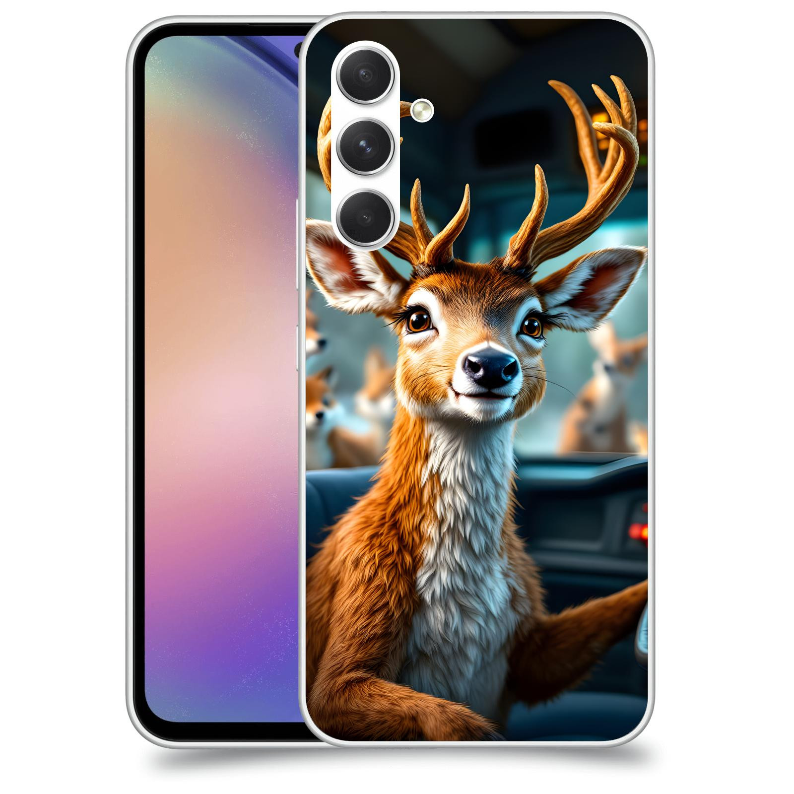 ACOVER Kryt na mobil Samsung Galaxy M54 5G - Jelen