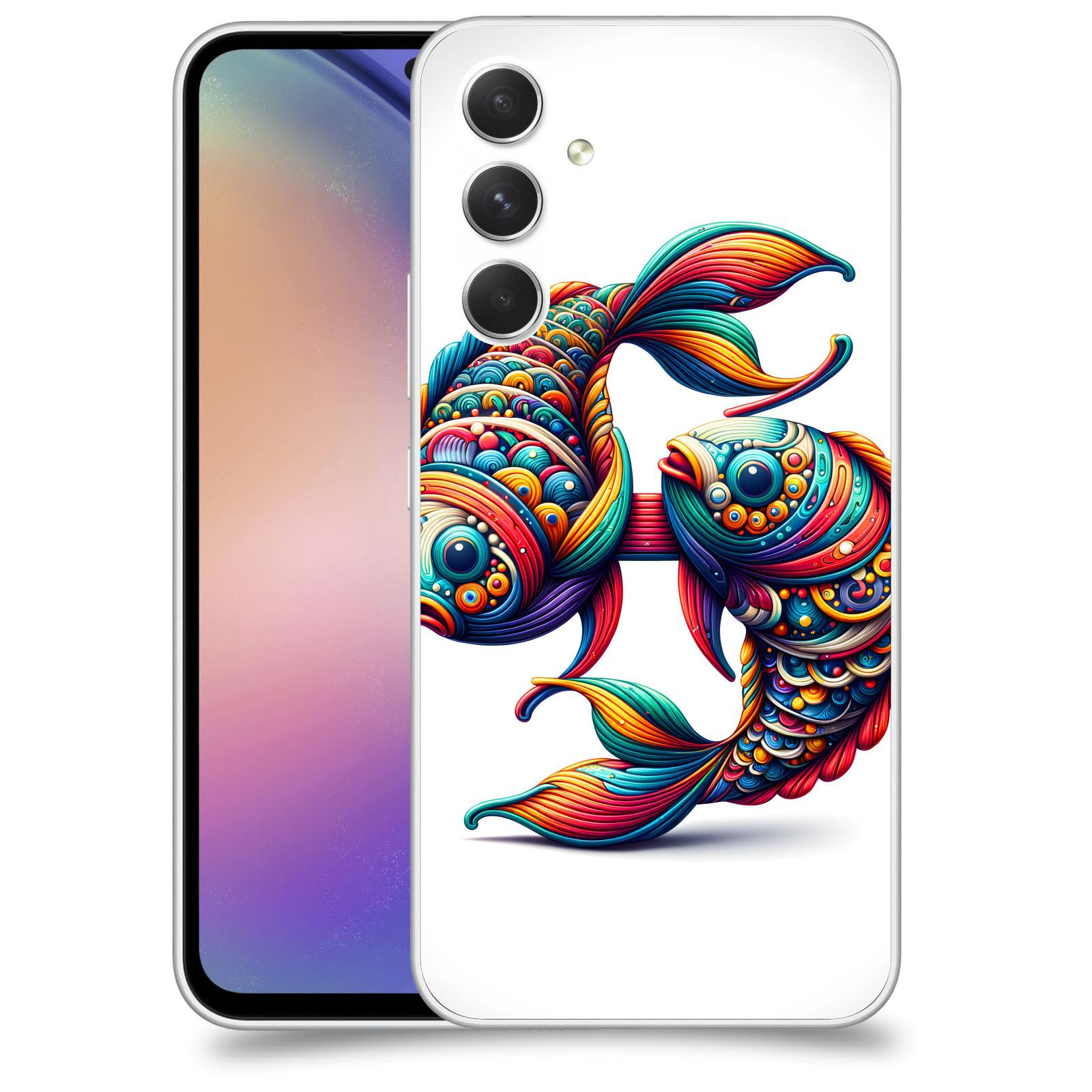 ACOVER Kryt na mobil Samsung Galaxy M54 5G - Ryby 2