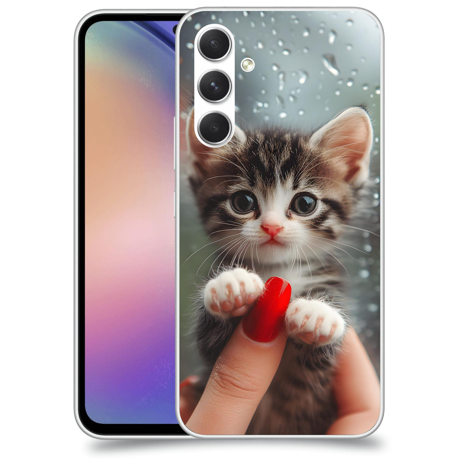 ACOVER Kryt na mobil Samsung Galaxy M54 5G - Koťátko 2