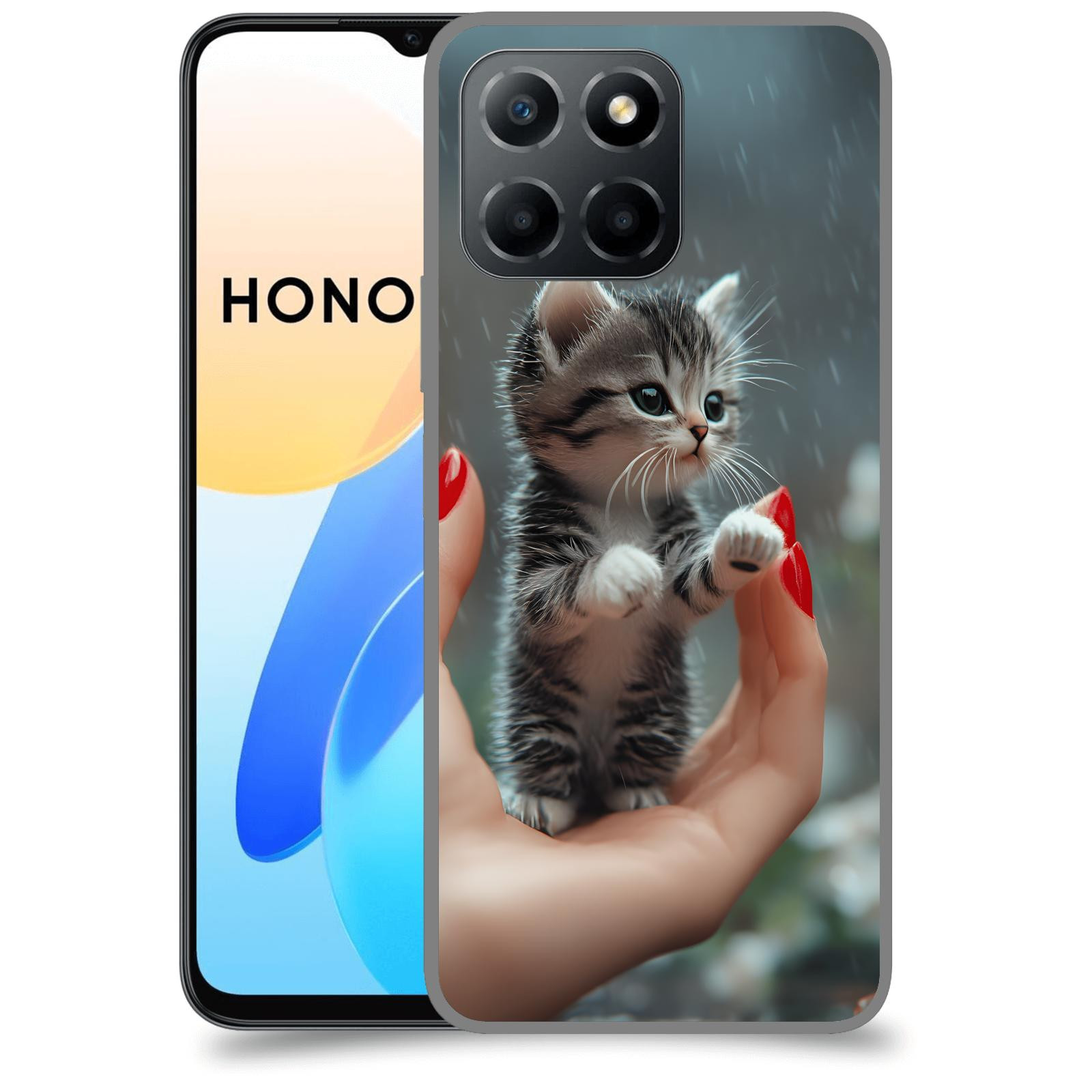 ACOVER Kryt na mobil Honor X8 4G - Koťátko