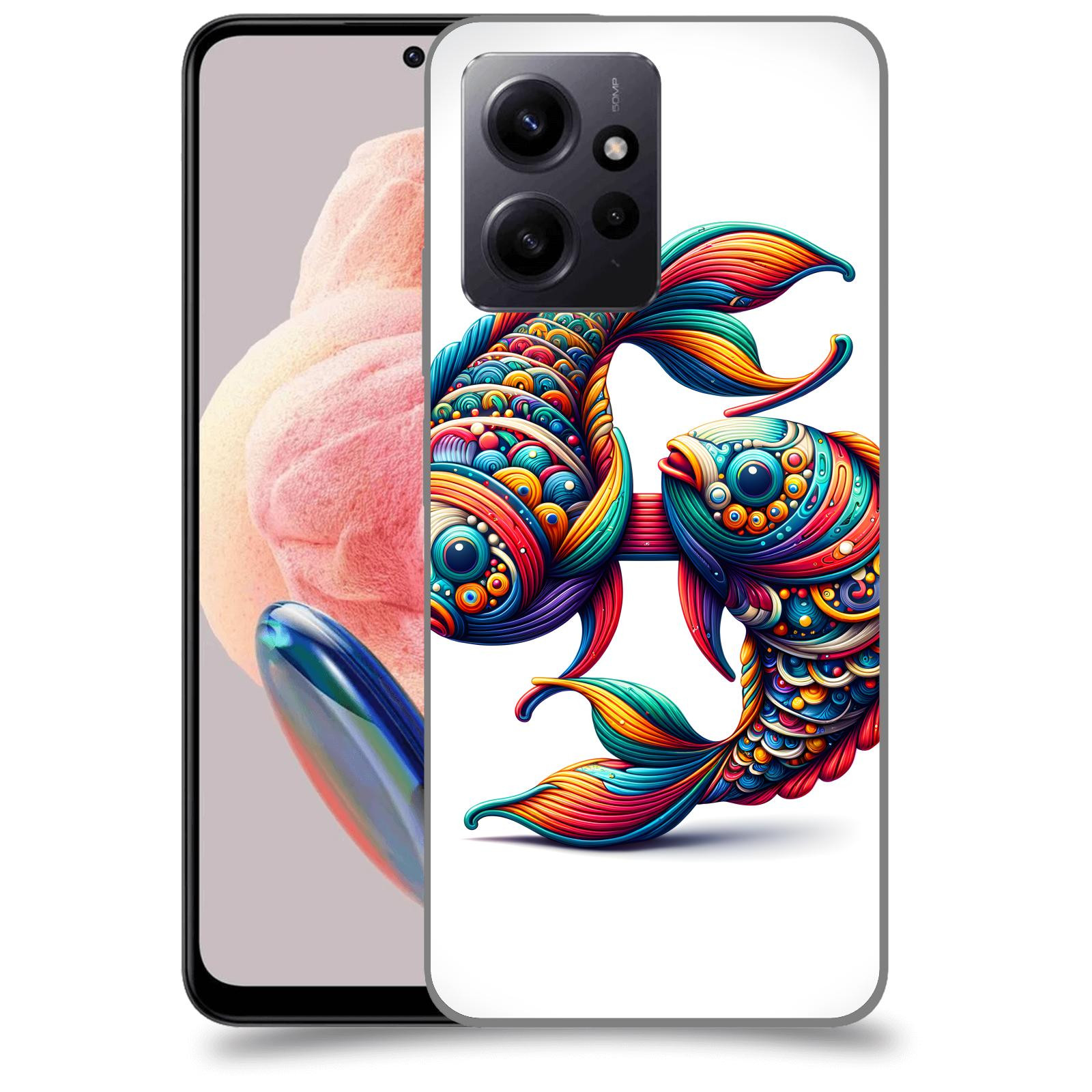 ACOVER Kryt na mobil Xiaomi Redmi Note 12 4G - Ryby 2