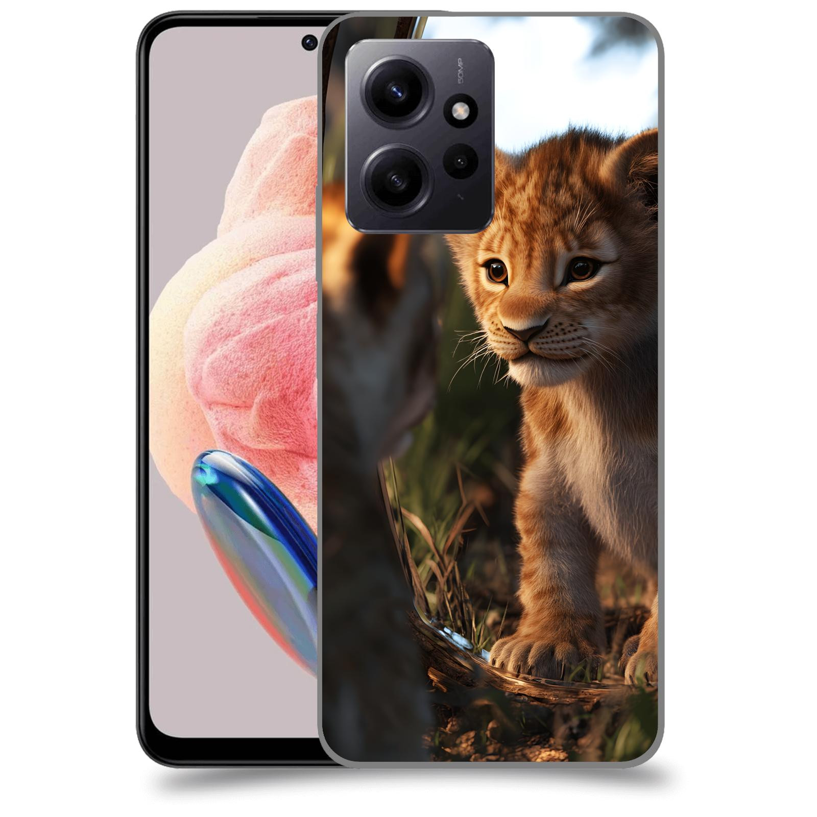 ACOVER Kryt na mobil Xiaomi Redmi Note 12 4G - Lvíče