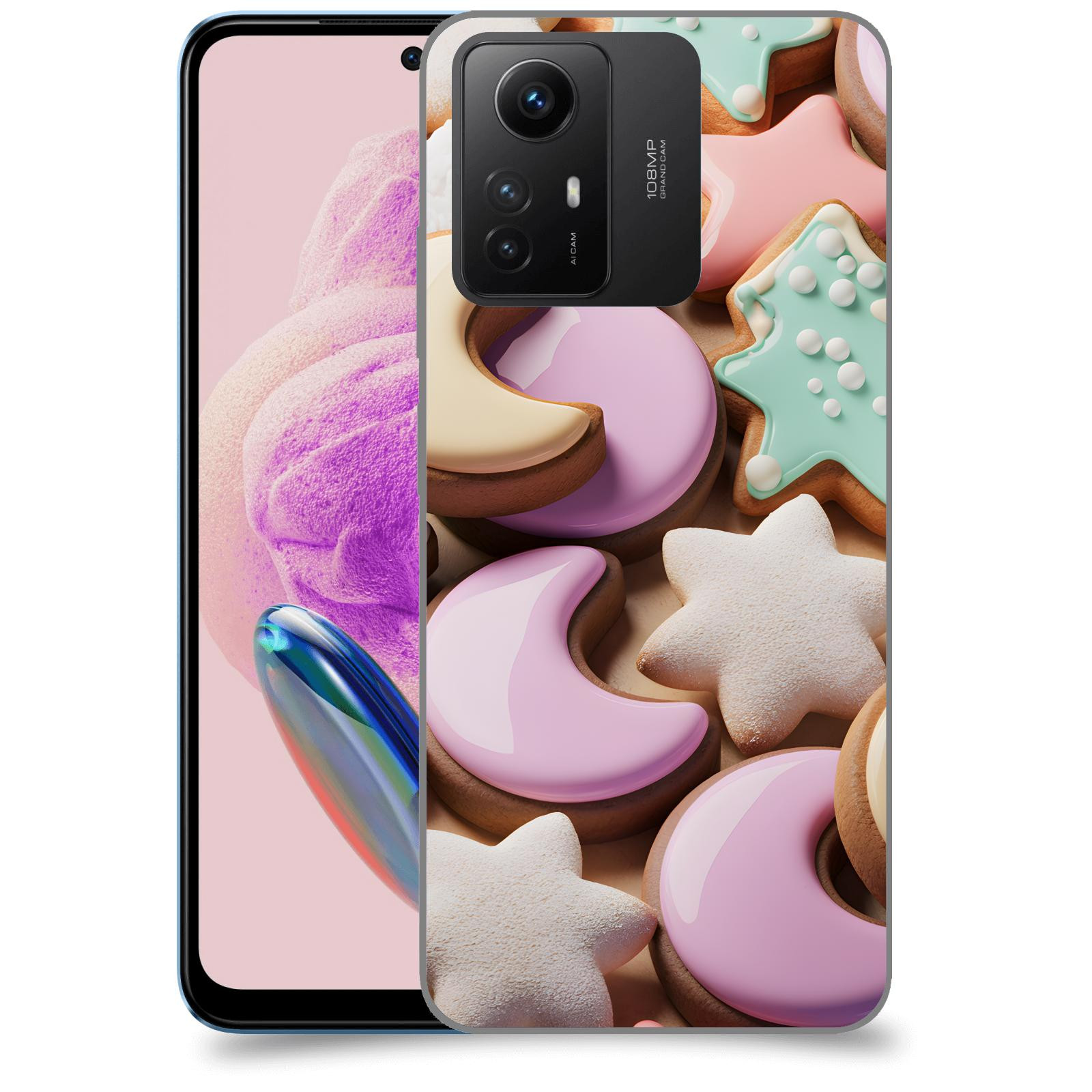 ACOVER Kryt na mobil Xiaomi Redmi Note 12S - Vánoční cukroví