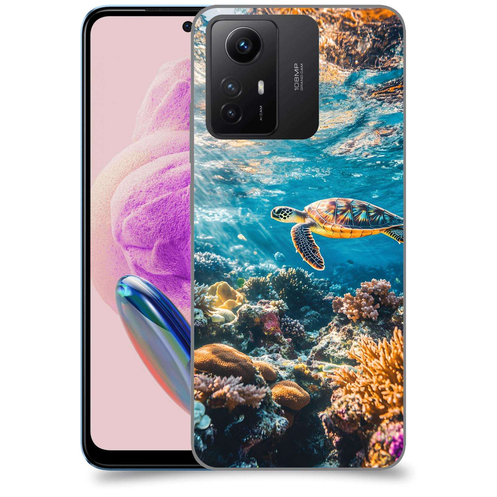 ACOVER Kryt na mobil Xiaomi Redmi Note 12S - Želva