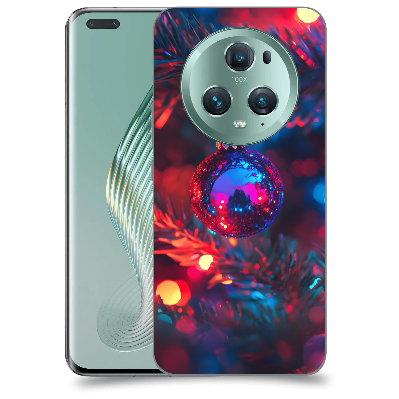 ACOVER Kryt na mobil Honor Magic5 Pro - Vánoční ozdoba