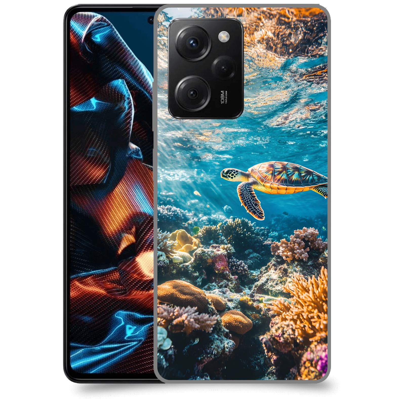 ACOVER Kryt na mobil Xiaomi Poco X5 Pro - Želva