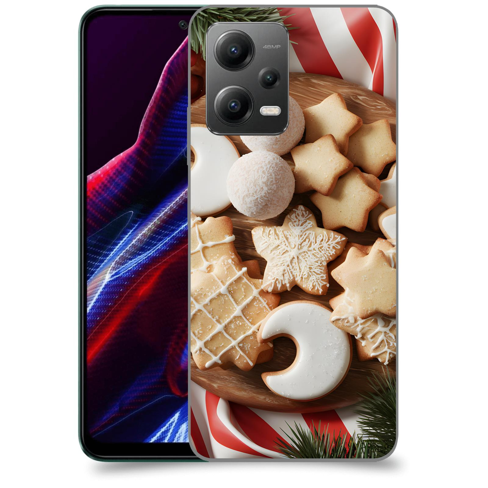ACOVER Kryt na mobil Xiaomi Poco X5 - Vánoční cukroví 2
