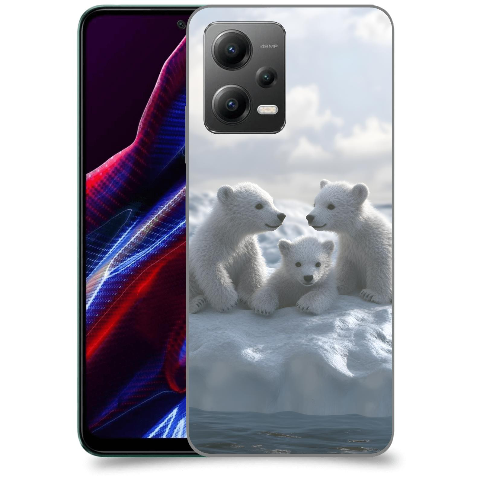 ACOVER Kryt na mobil Xiaomi Poco X5 - Medvíďata