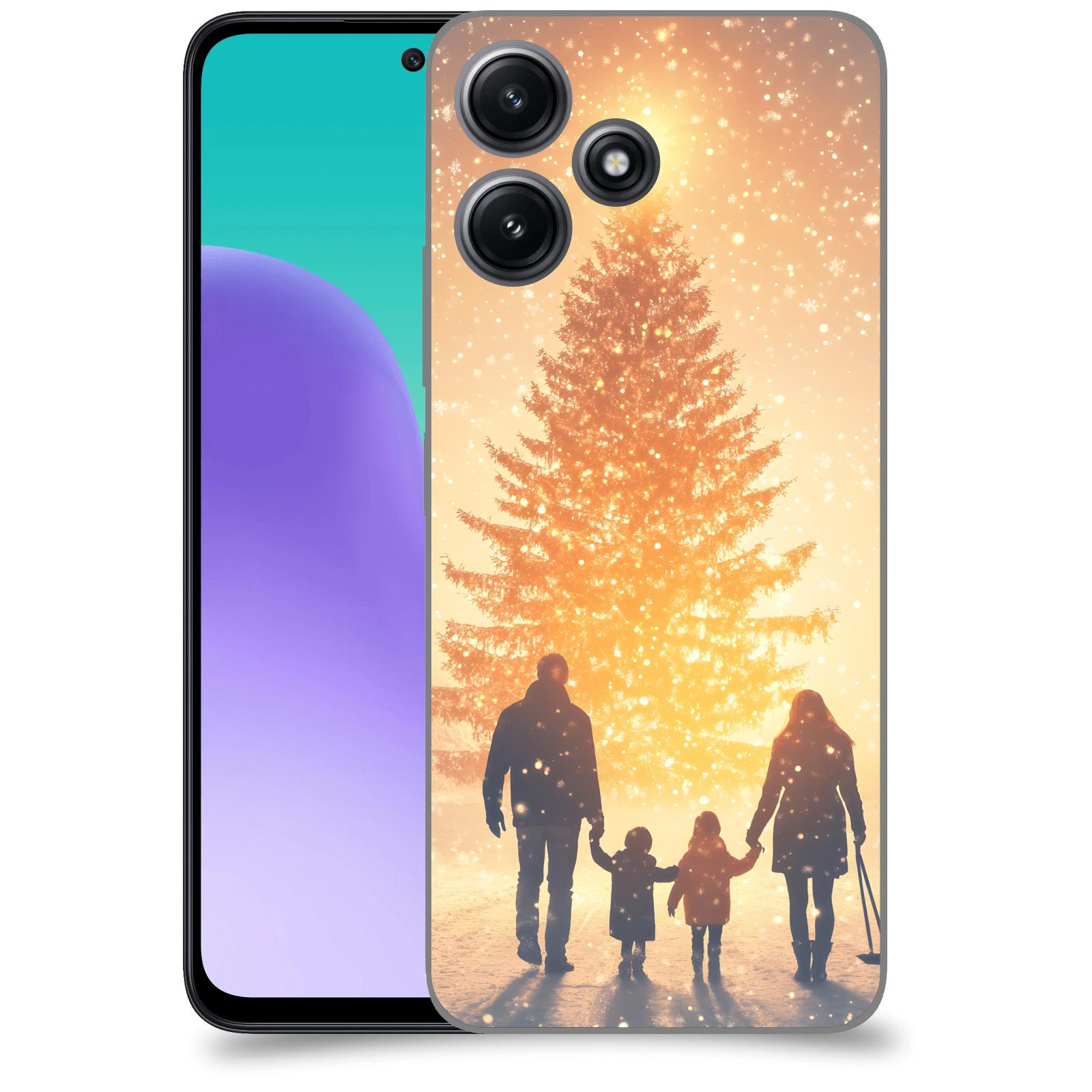 ACOVER Kryt na mobil Xiaomi Redmi 12 5G - Family at the Christmas tree