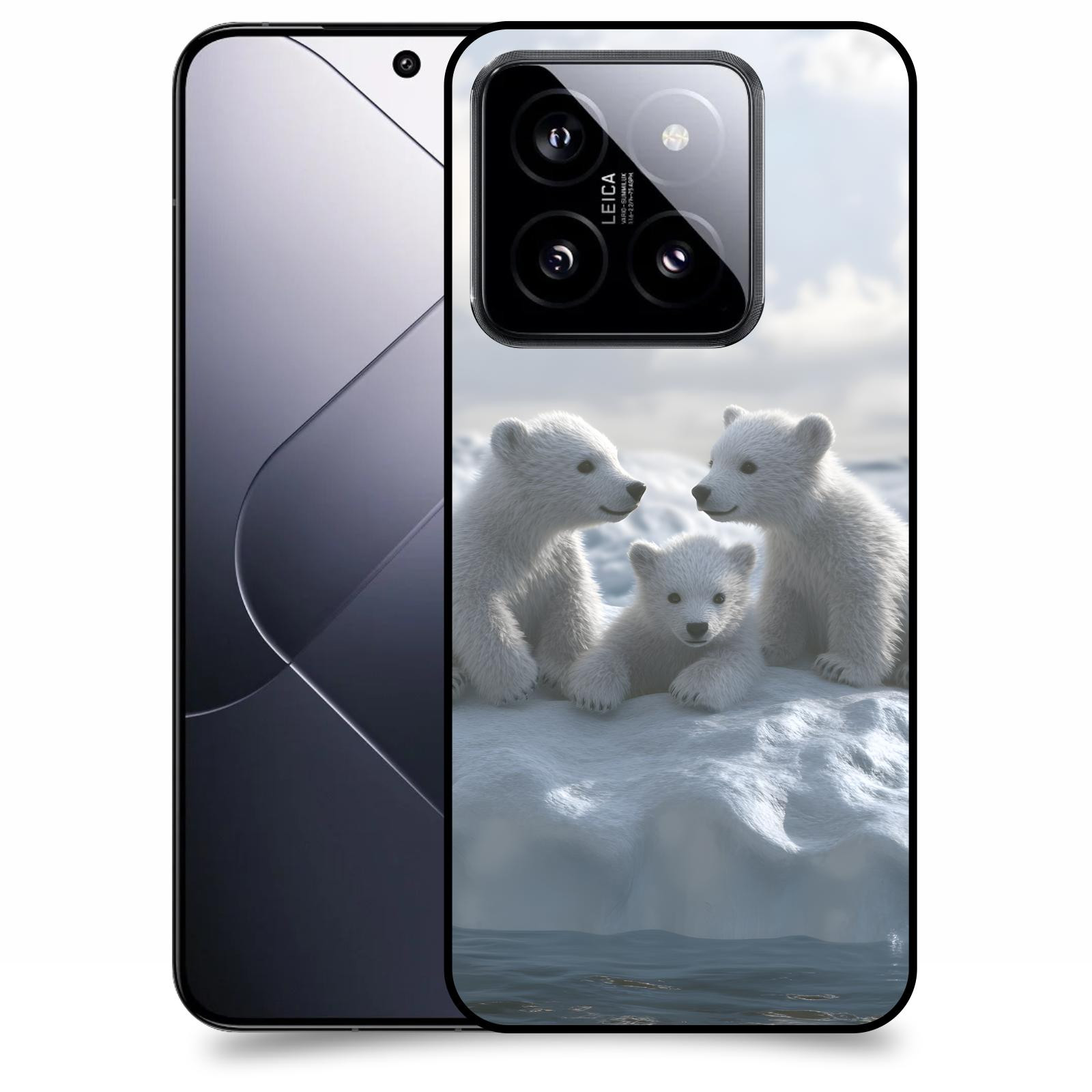 ACOVER Kryt na mobil Xiaomi 14 - Medvíďata