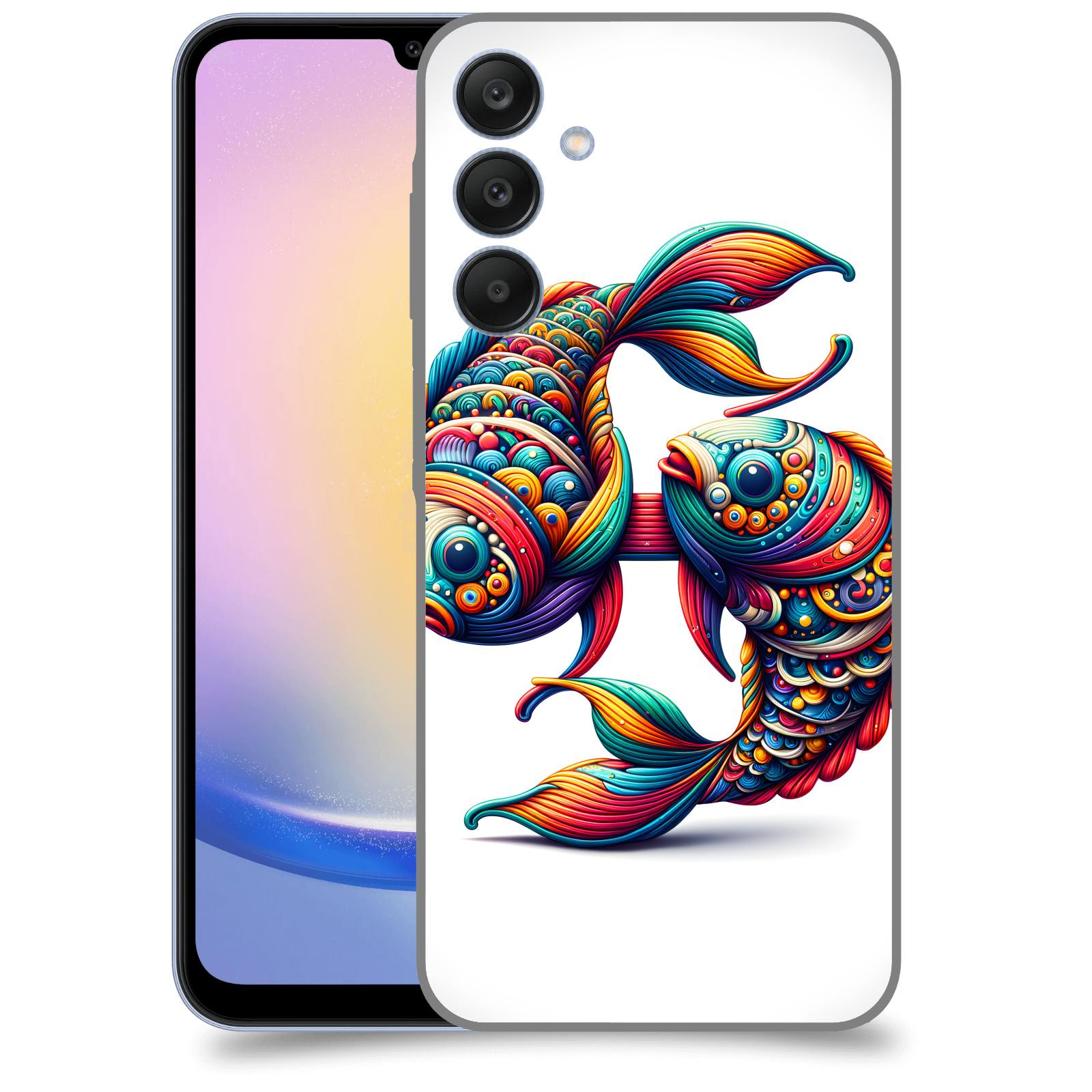 ACOVER Kryt na mobil Samsung Galaxy A25 5G - Ryby 2