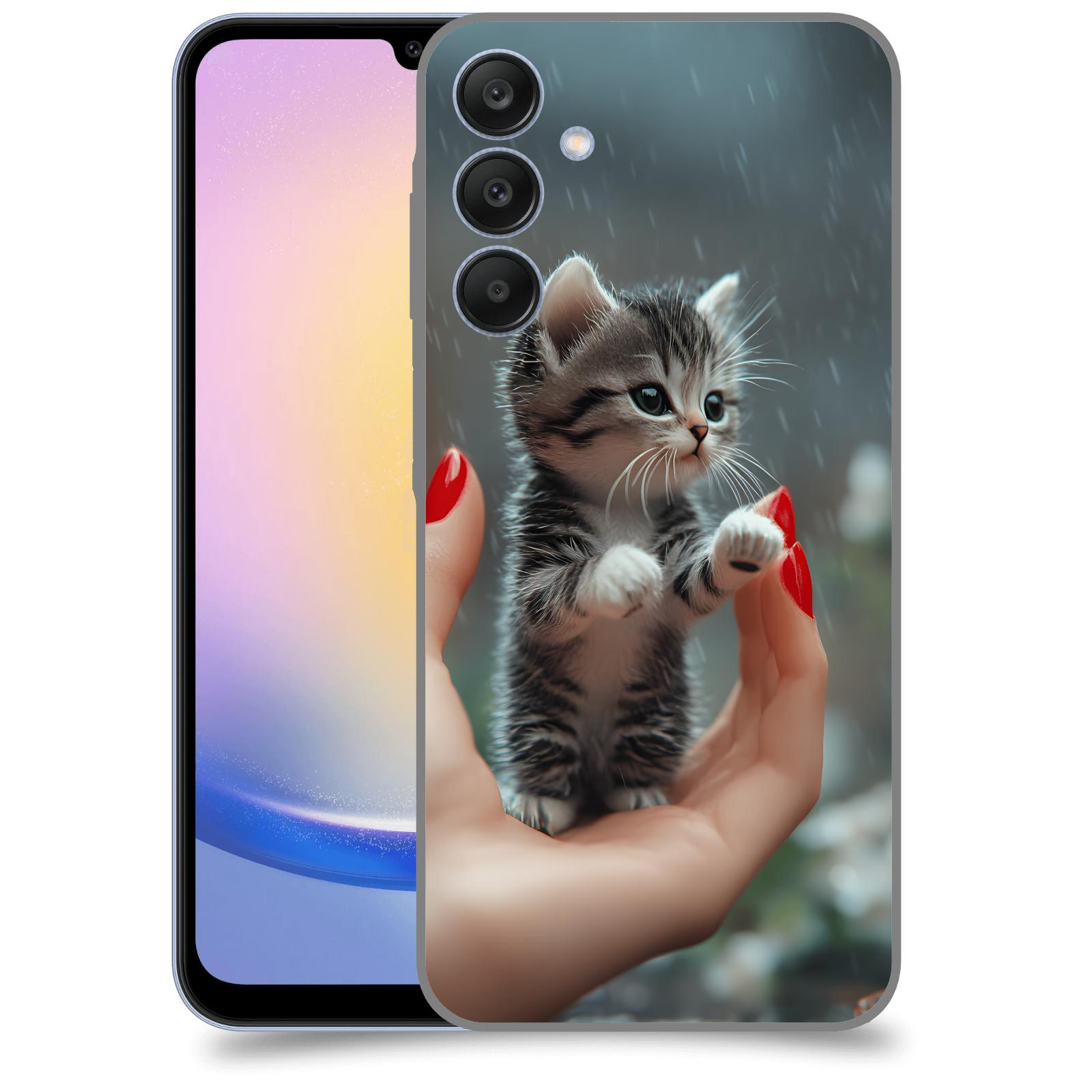 ACOVER Kryt na mobil Samsung Galaxy A25 5G - Koťátko