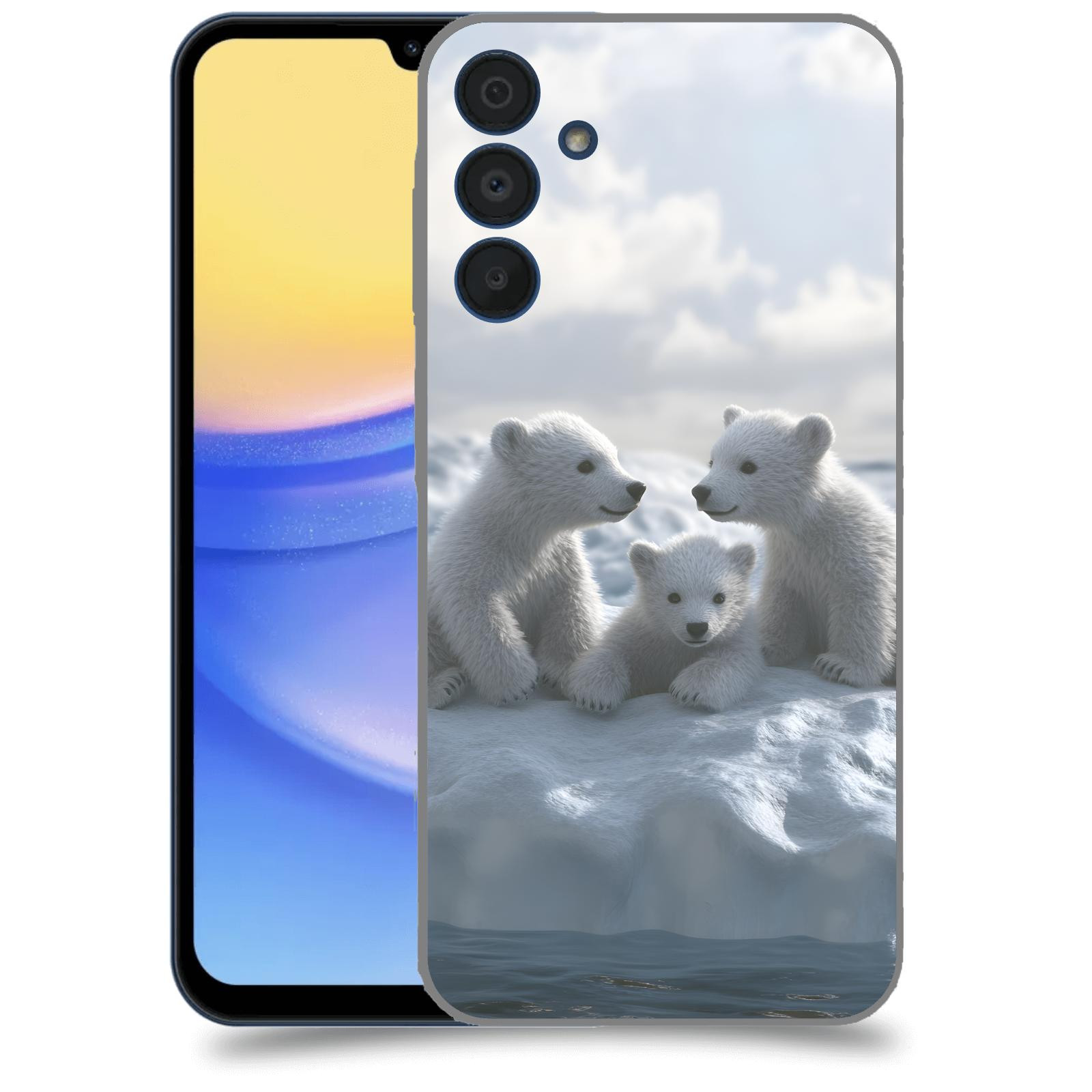 ACOVER Kryt na mobil Samsung Galaxy A15 5G - Medvíďata