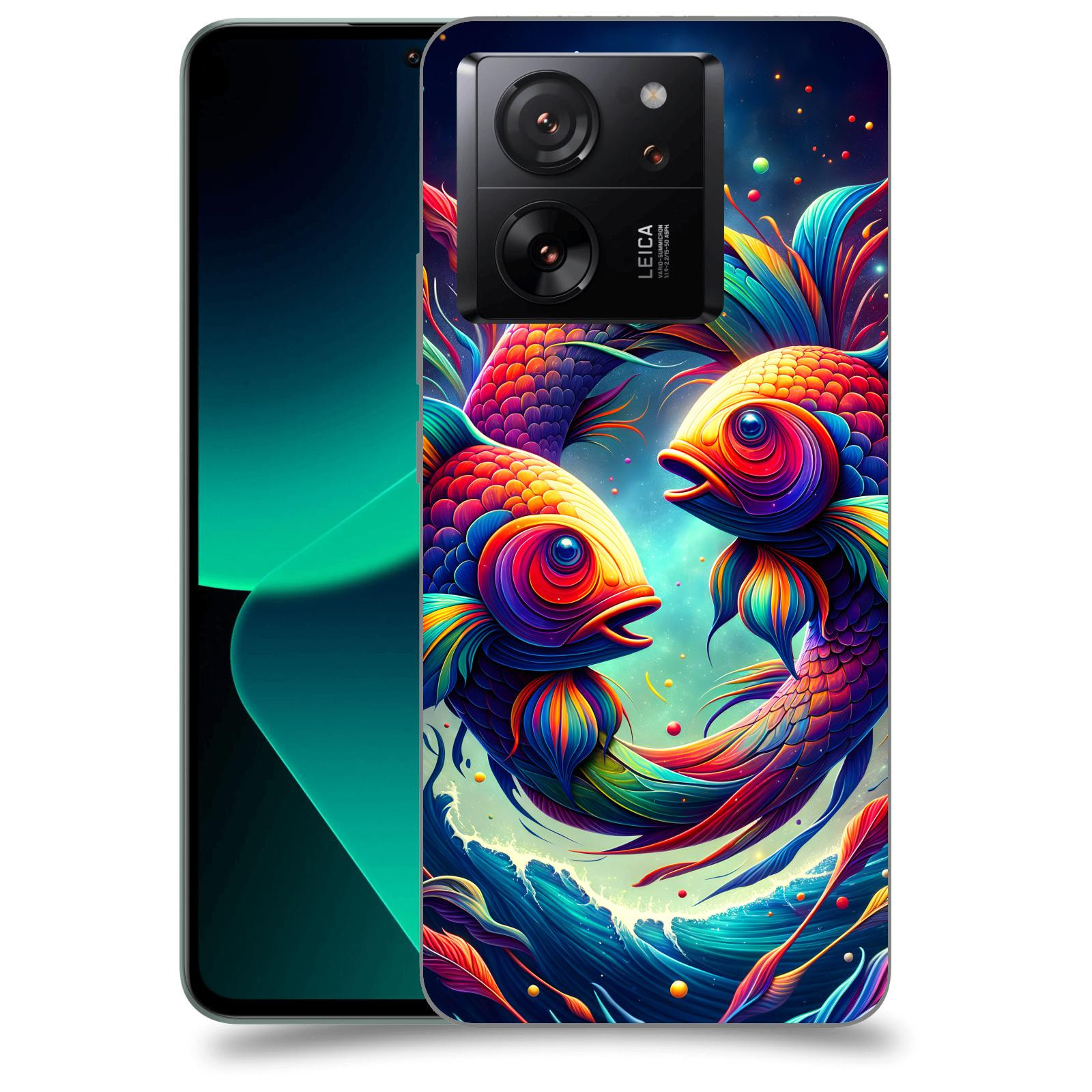ACOVER Kryt na mobil Xiaomi 13T pro - Ryby