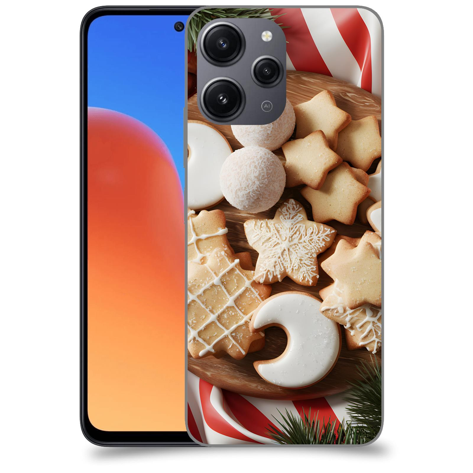 ACOVER Kryt na mobil Xiaomi Redmi 12 - Vánoční cukroví 2