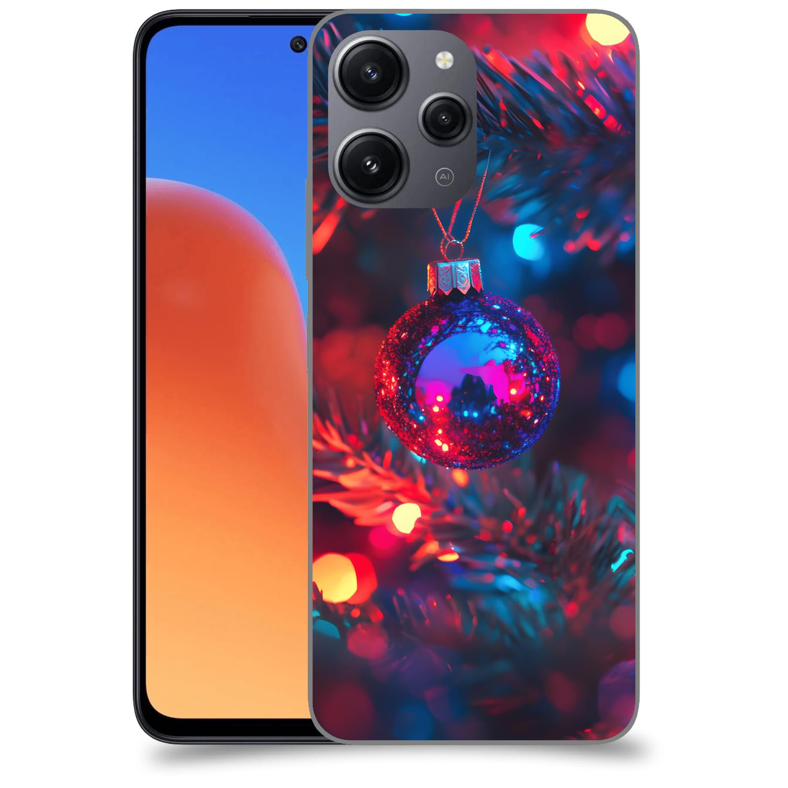 ACOVER Kryt na mobil Xiaomi Redmi 12 - Vánoční ozdoba
