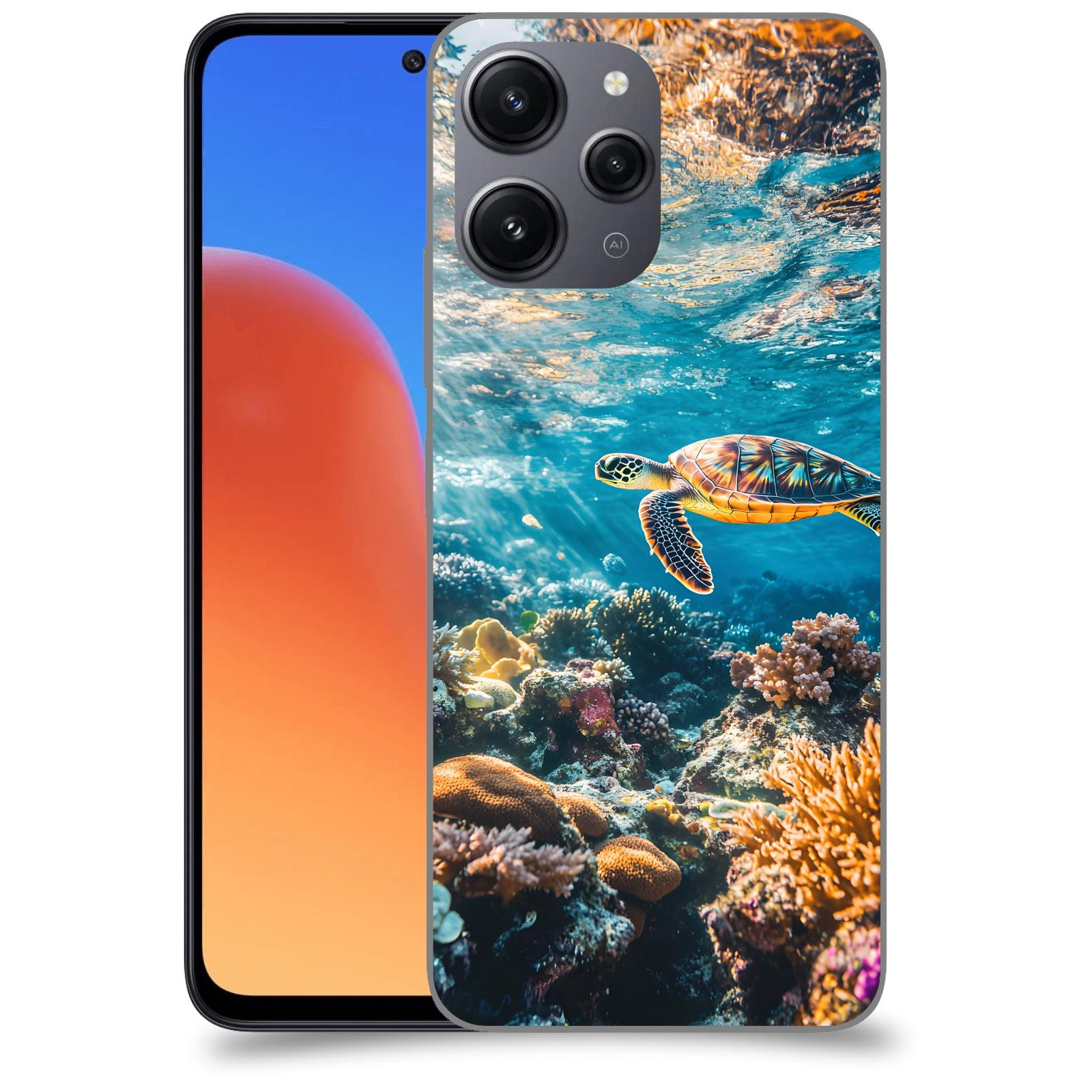 ACOVER Kryt na mobil Xiaomi Redmi 12 - Želva