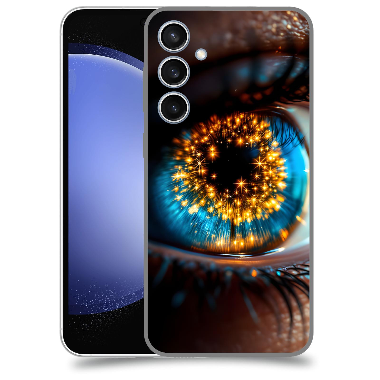ACOVER Kryt na mobil Samsung Galaxy S23 FE - Sparkle in the eye