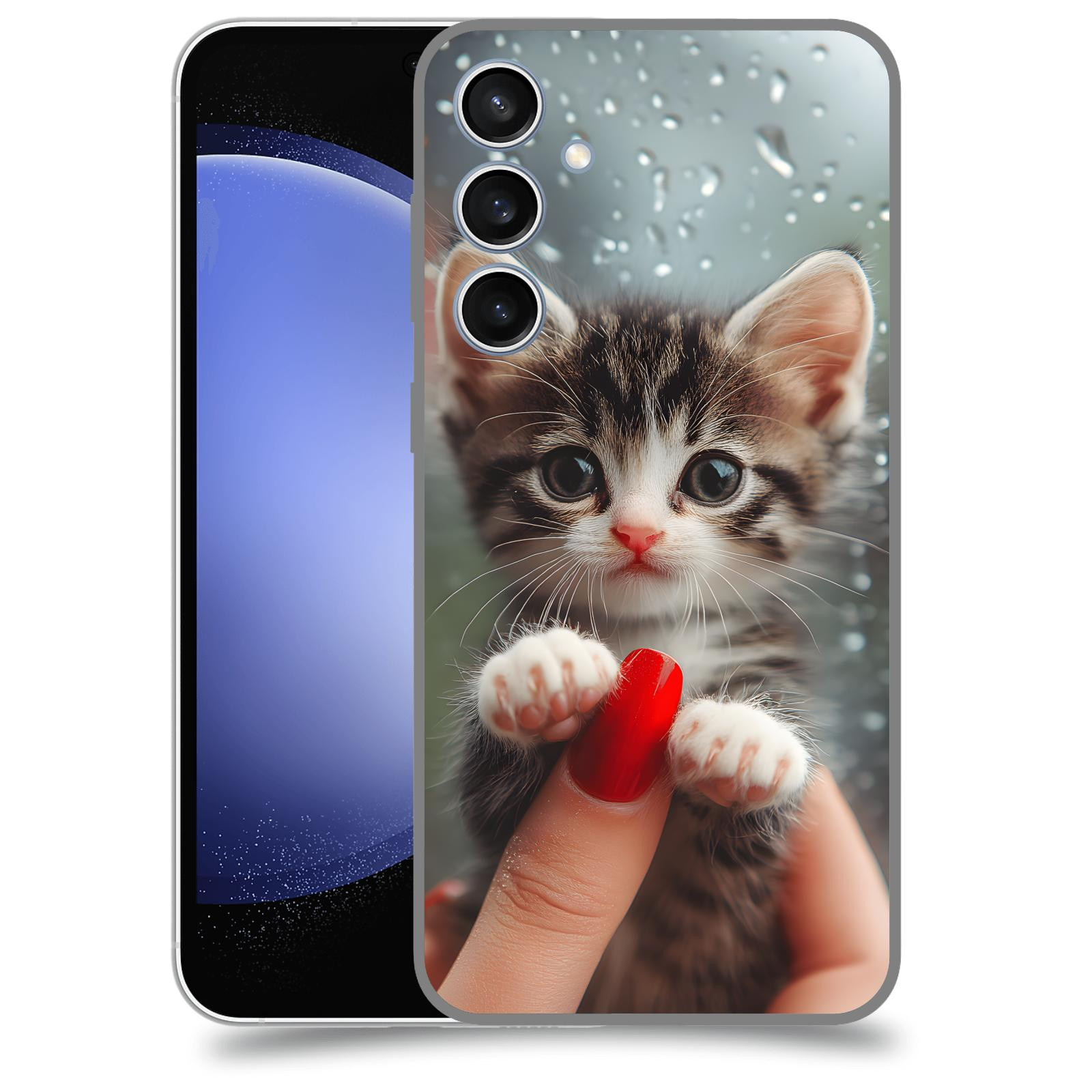 ACOVER Kryt na mobil Samsung Galaxy S23 FE - Koťátko 2