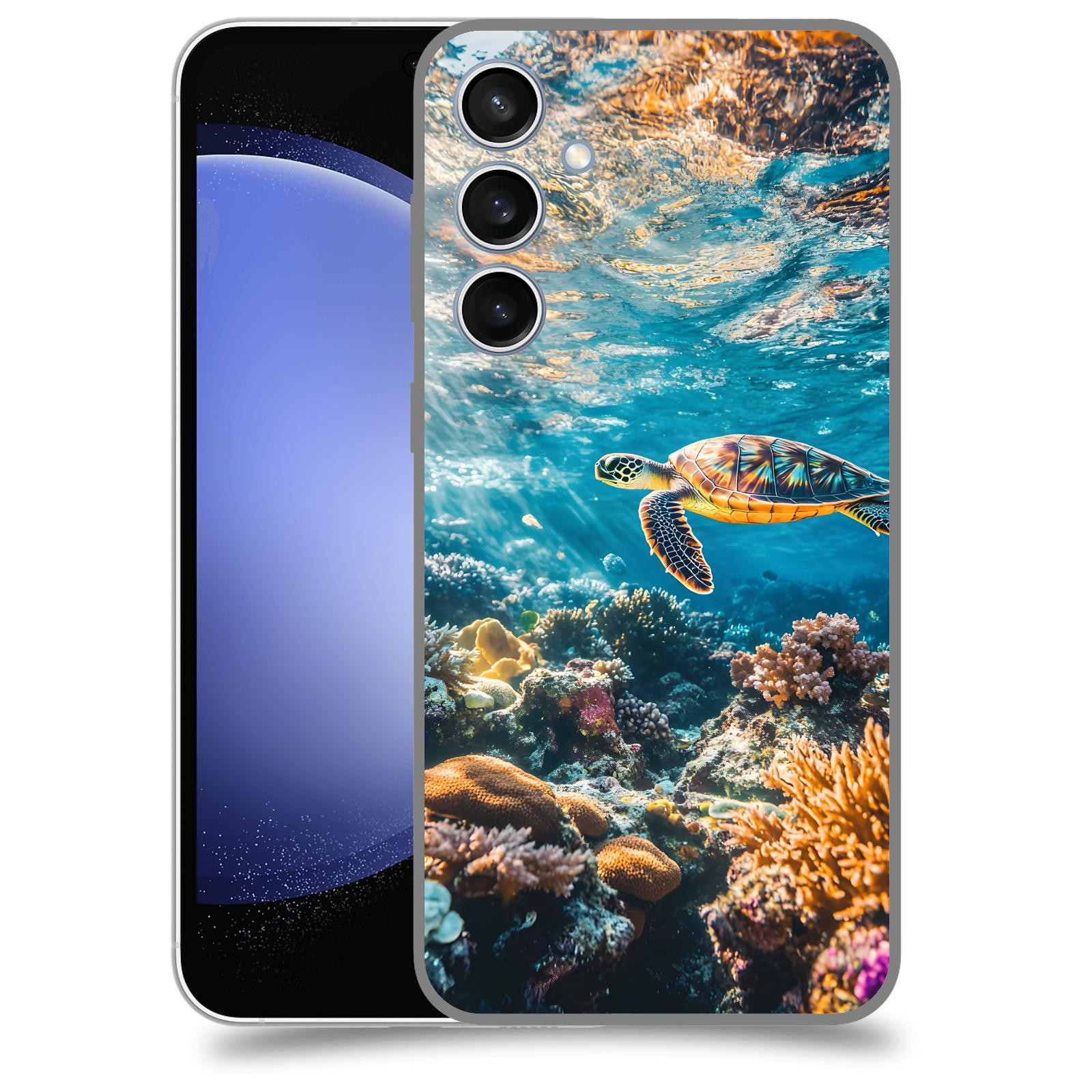 ACOVER Kryt na mobil Samsung Galaxy S23 FE - Želva