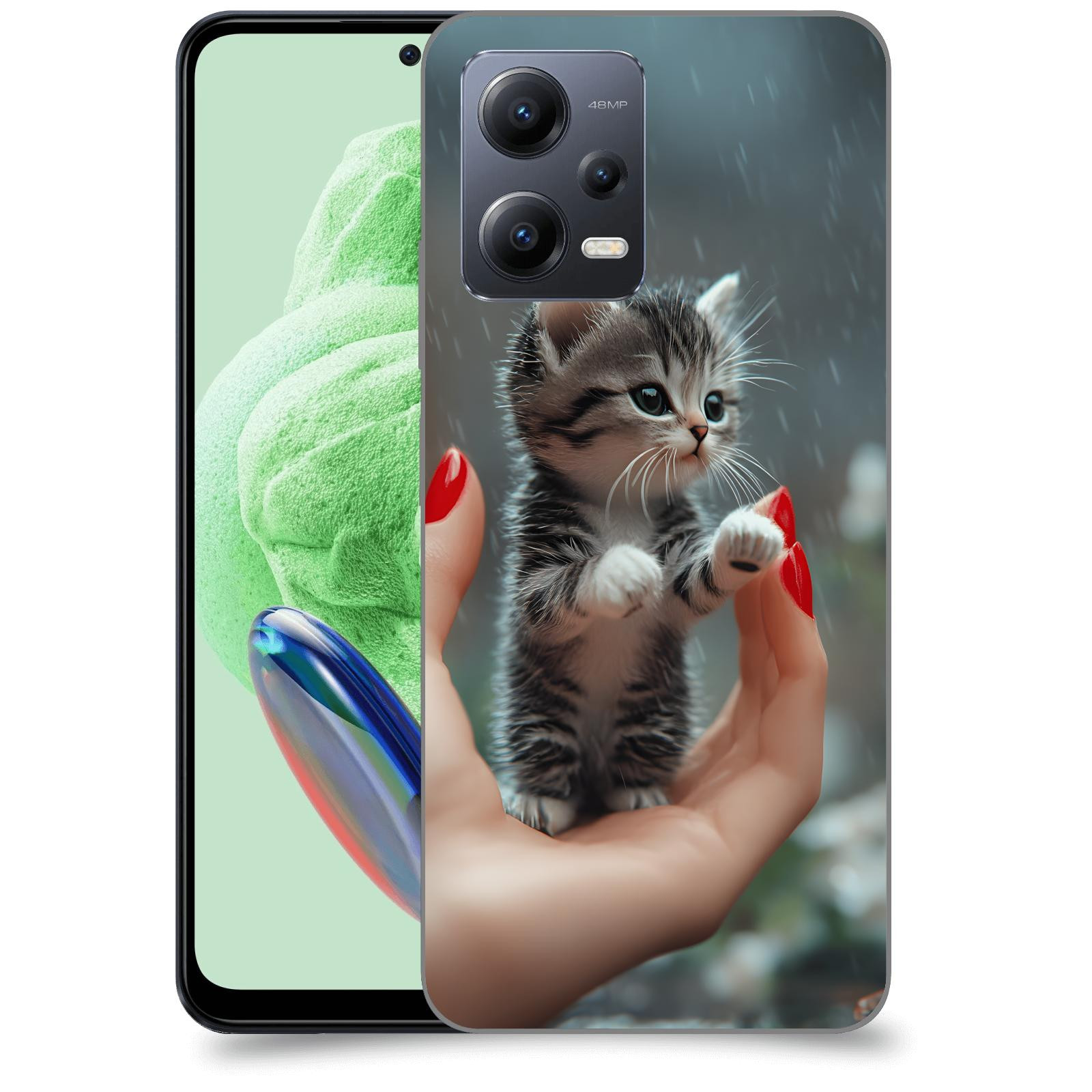 ACOVER Kryt na mobil Xiaomi Redmi Note 12 5G - Koťátko