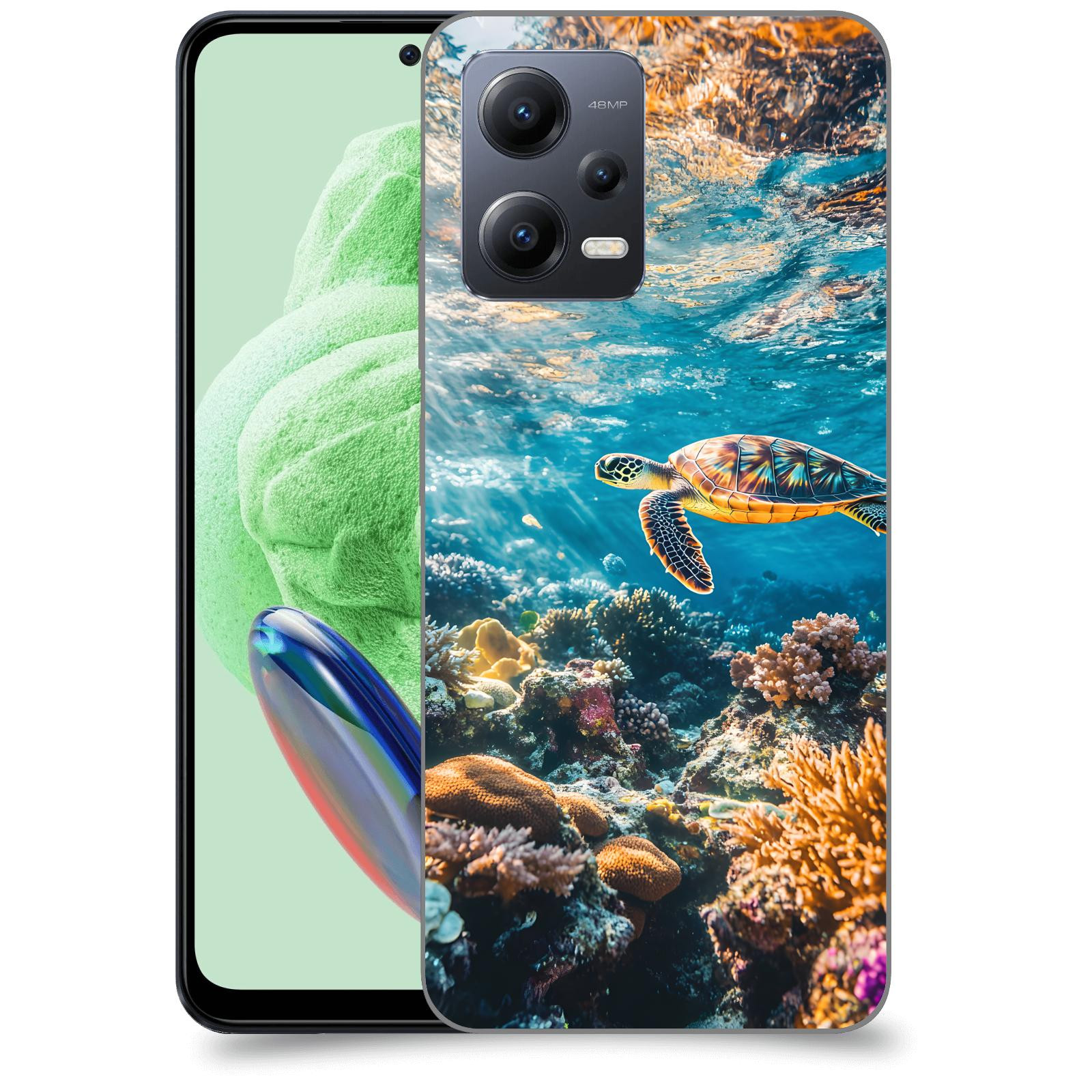 ACOVER Kryt na mobil Xiaomi Redmi Note 12 5G - Želva