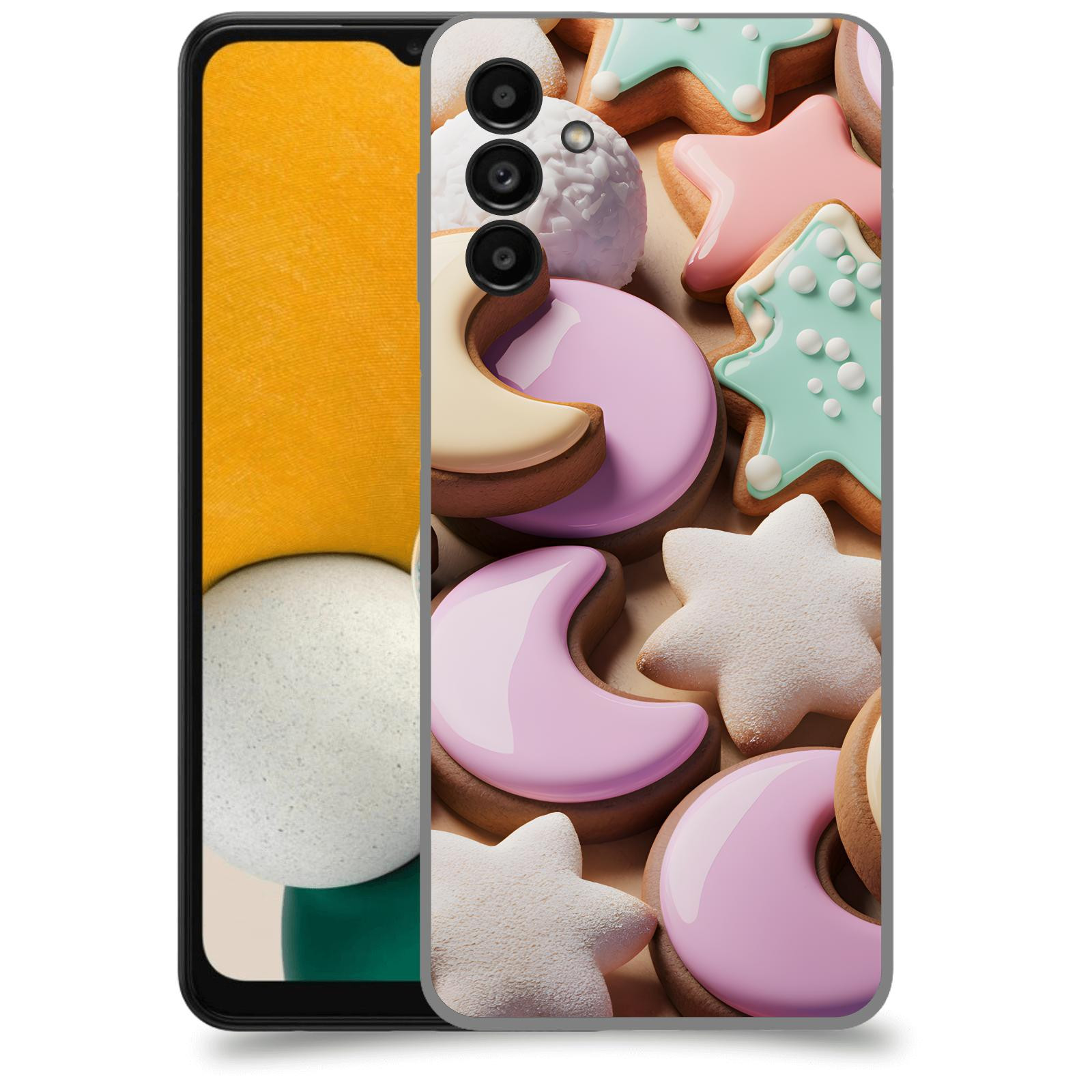ACOVER Kryt na mobil Samsung Galaxy A13 5G A136B - Vánoční cukroví