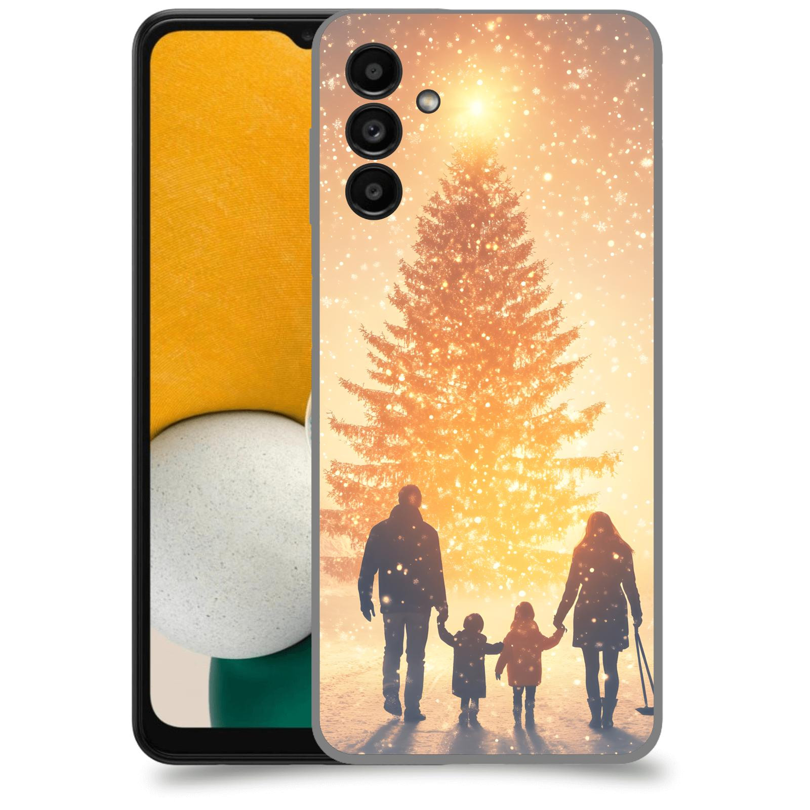 ACOVER Kryt na mobil Samsung Galaxy A13 5G A136B - Family at the Christmas tree