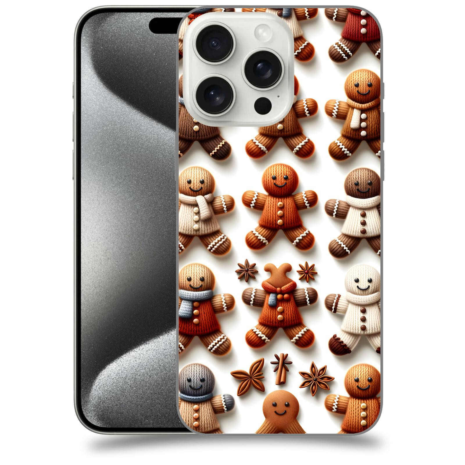 ACOVER Kryt na mobil Apple iPhone 15 pro max - Perníčky 2