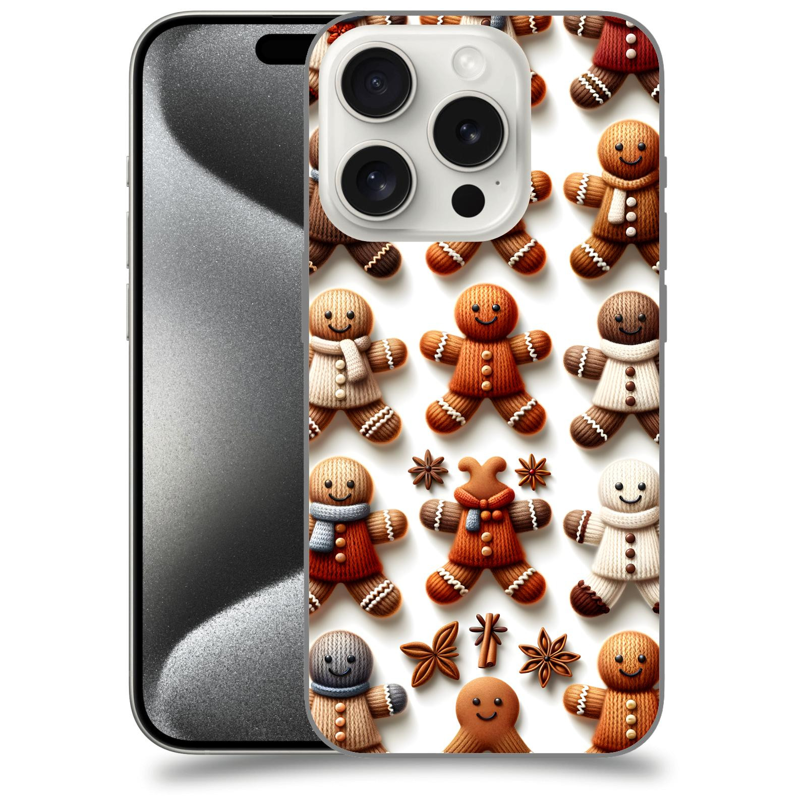 ACOVER Kryt na mobil Apple iPhone 15 pro - Perníčky 2