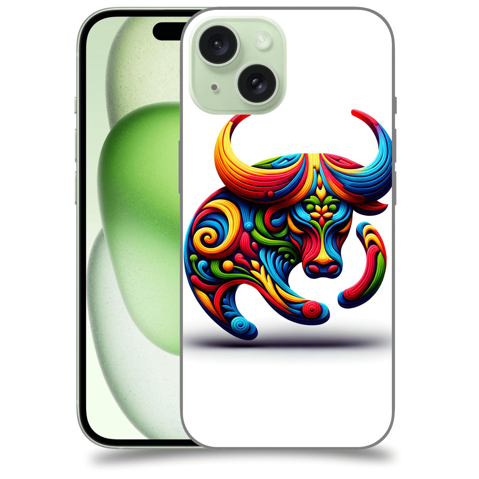 ACOVER Kryt na mobil Apple iPhone 15 - Býk 2