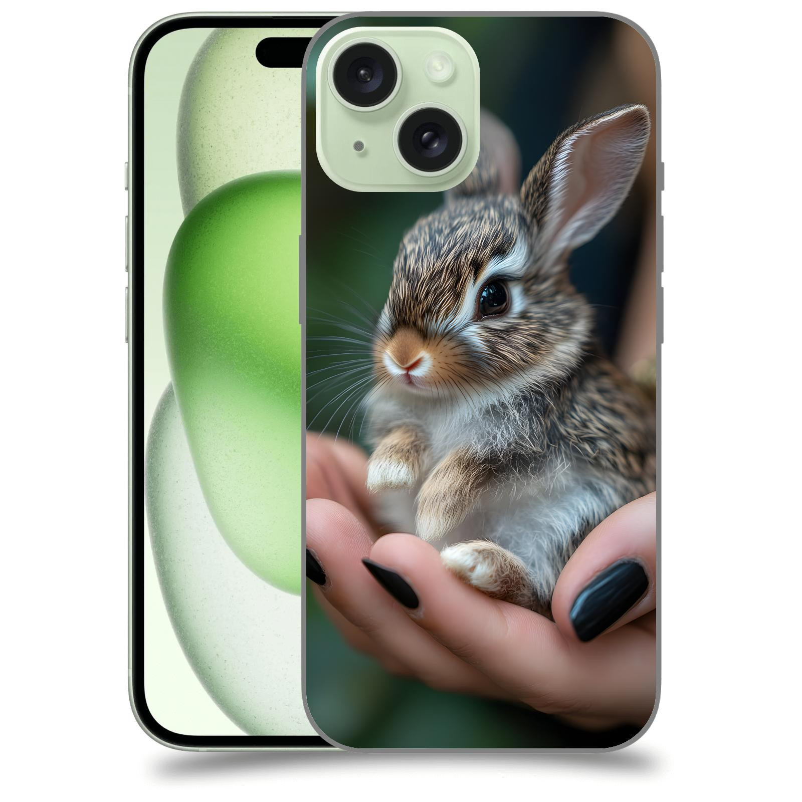 ACOVER Kryt na mobil Apple iPhone 15 - Králíček