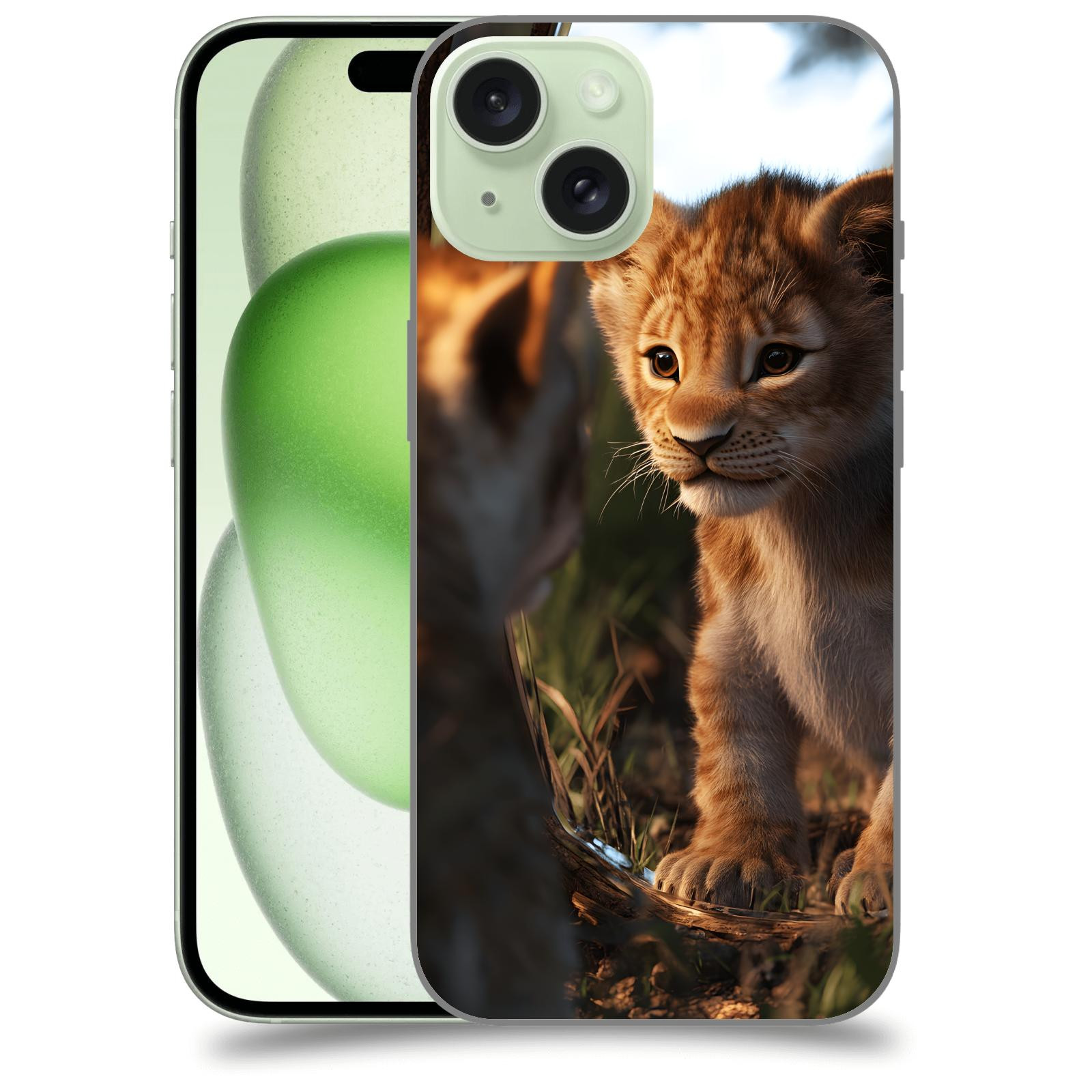 ACOVER Kryt na mobil Apple iPhone 15 - Lvíče