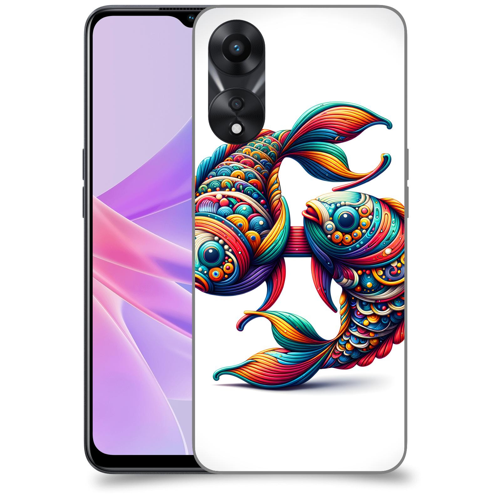 ACOVER Kryt na mobil OPPO A78 5G - Ryby 2