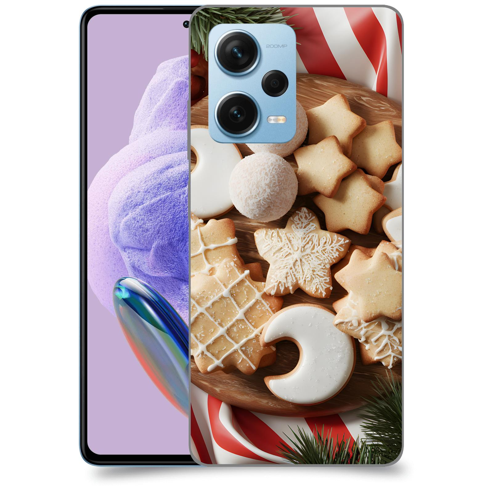 ACOVER Kryt na mobil Xiaomi Redmi Note 12 Pro+ 5G - Vánoční cukroví 2