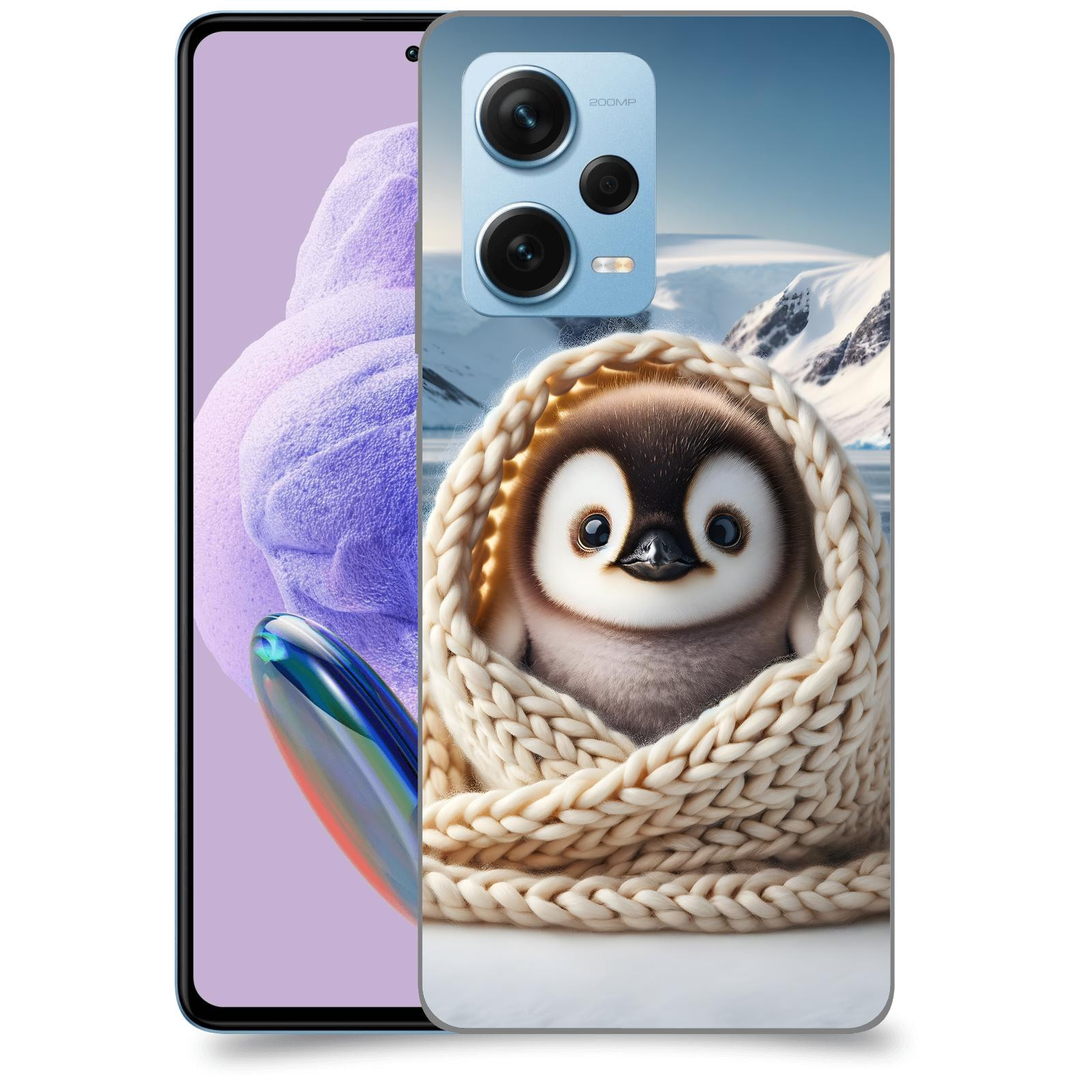 ACOVER Kryt na mobil Xiaomi Redmi Note 12 Pro+ 5G - Tučňák