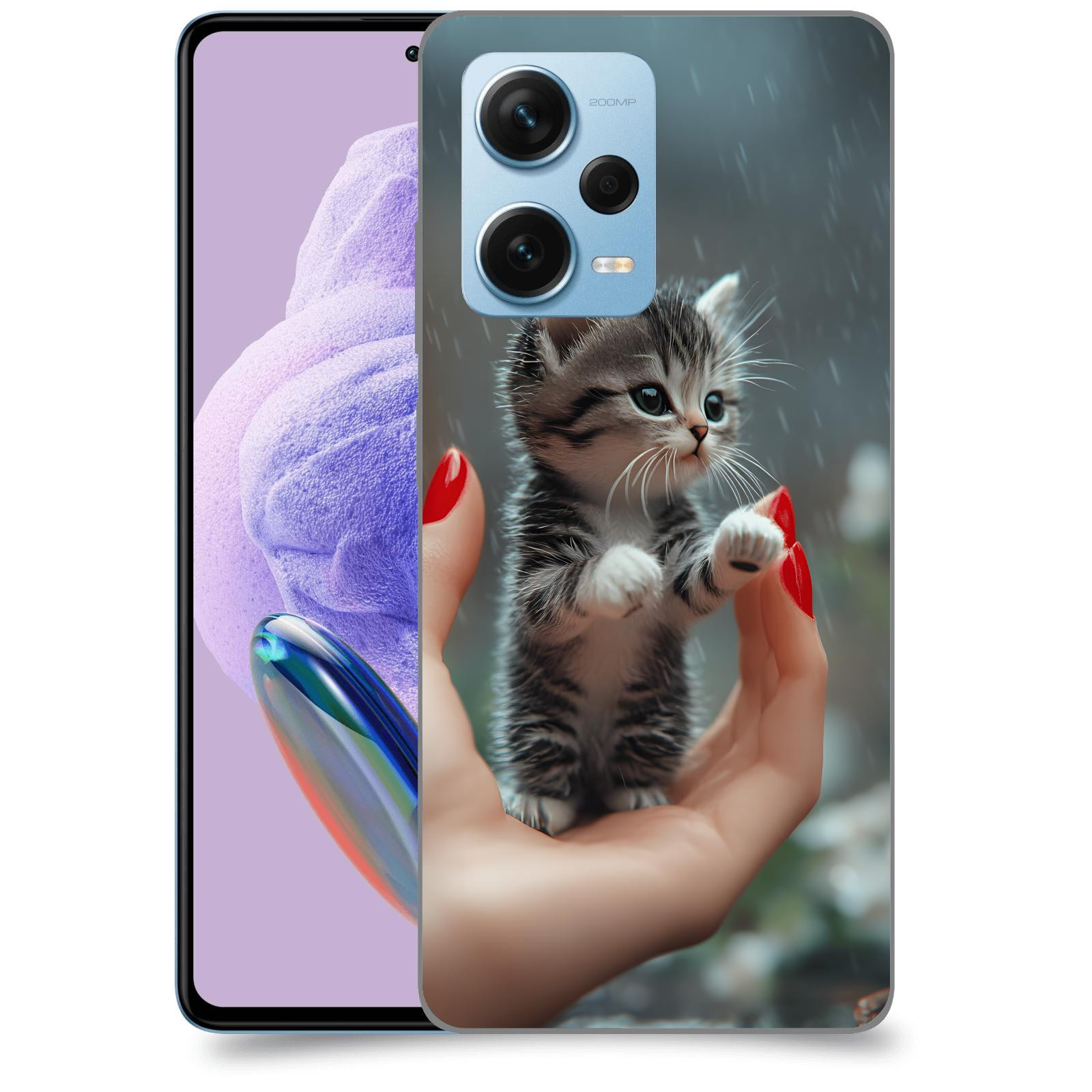 ACOVER Kryt na mobil Xiaomi Redmi Note 12 Pro+ 5G - Koťátko