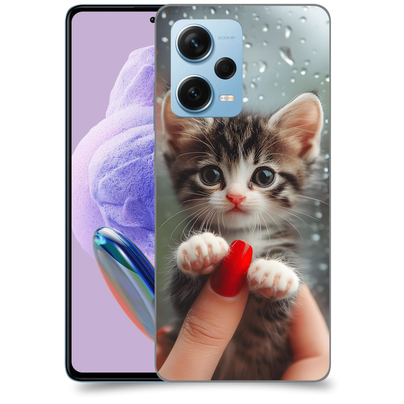 ACOVER Kryt na mobil Xiaomi Redmi Note 12 Pro+ 5G - Koťátko 2