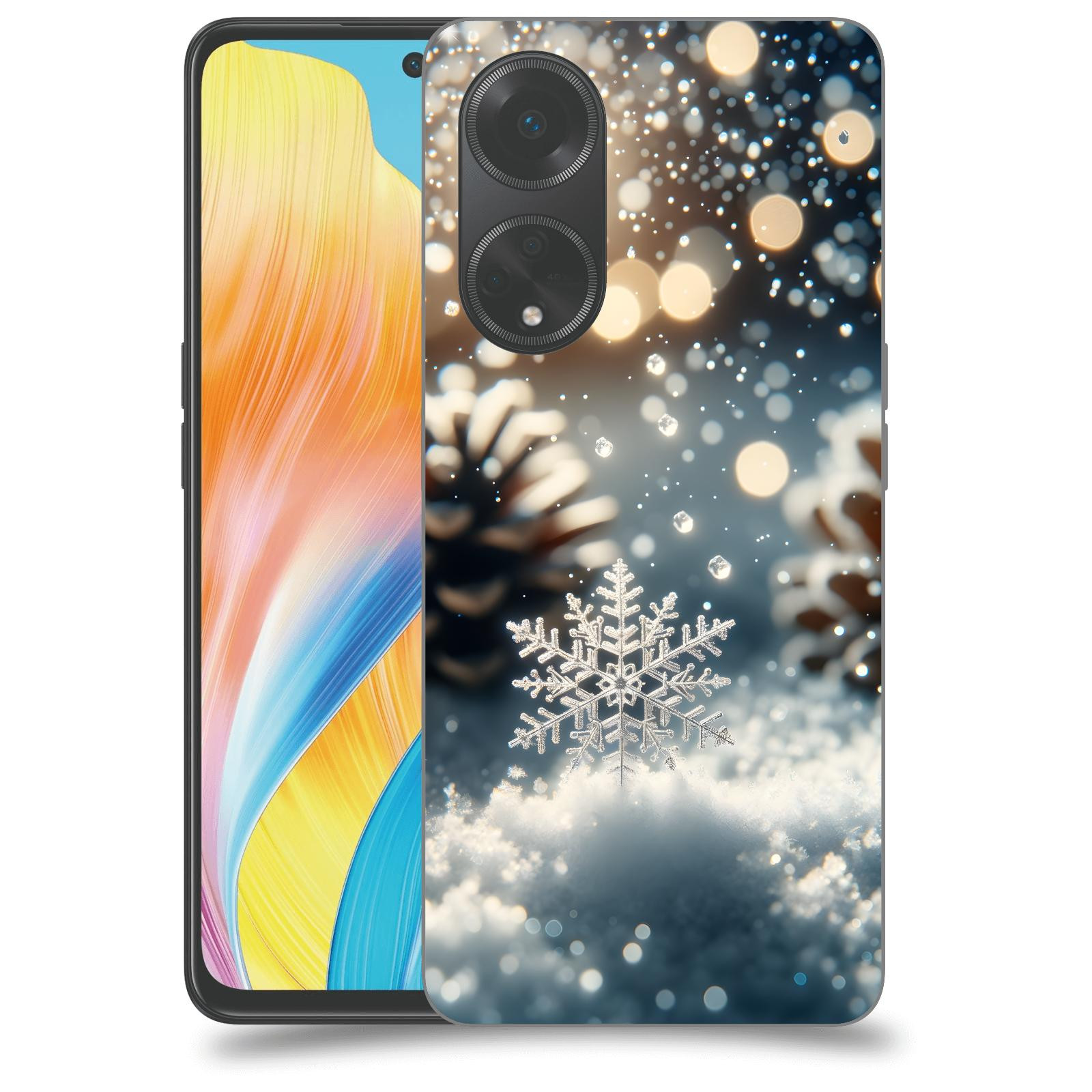 ACOVER Kryt na mobil OPPO A98 5G - Vločka