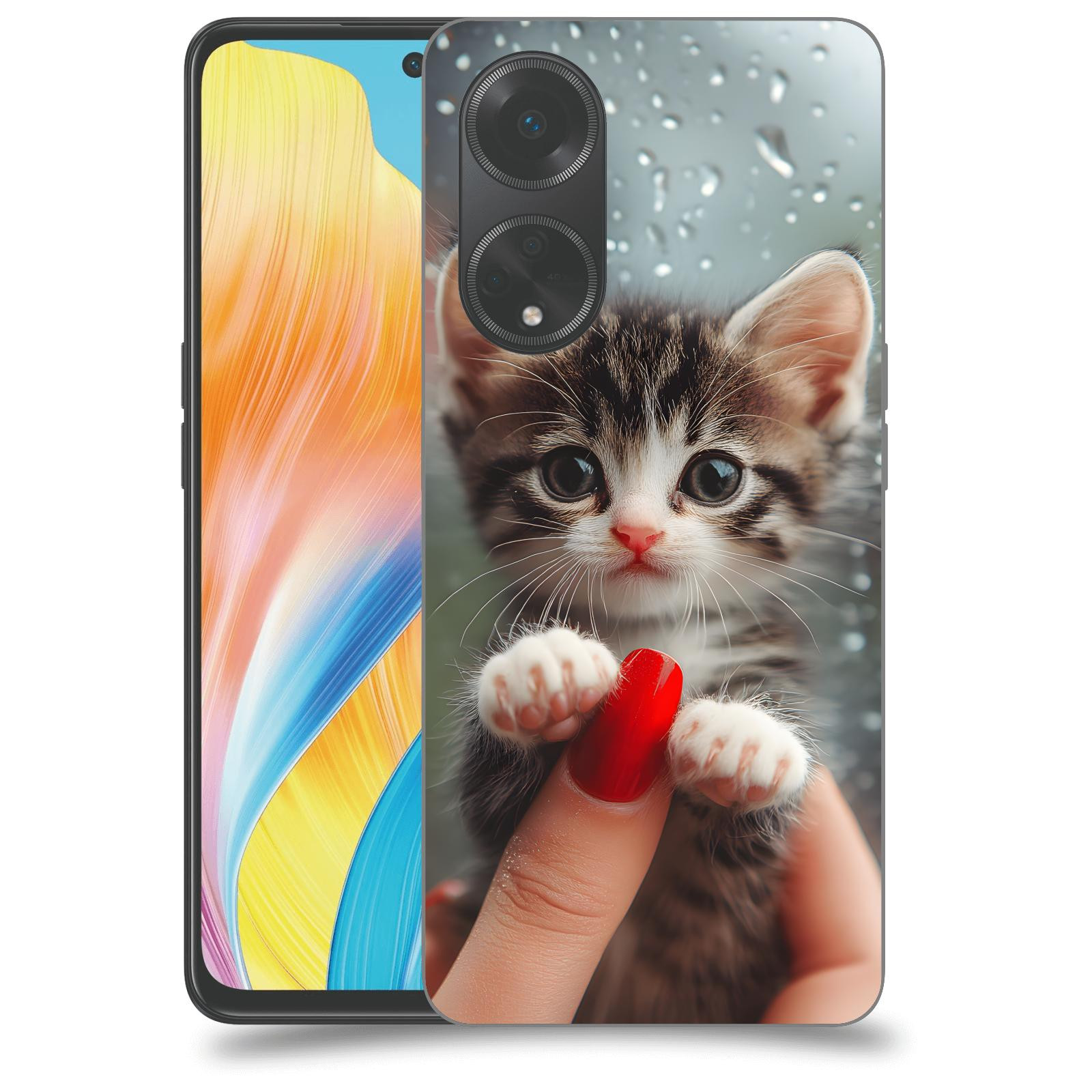 ACOVER Kryt na mobil OPPO A98 5G - Koťátko 2