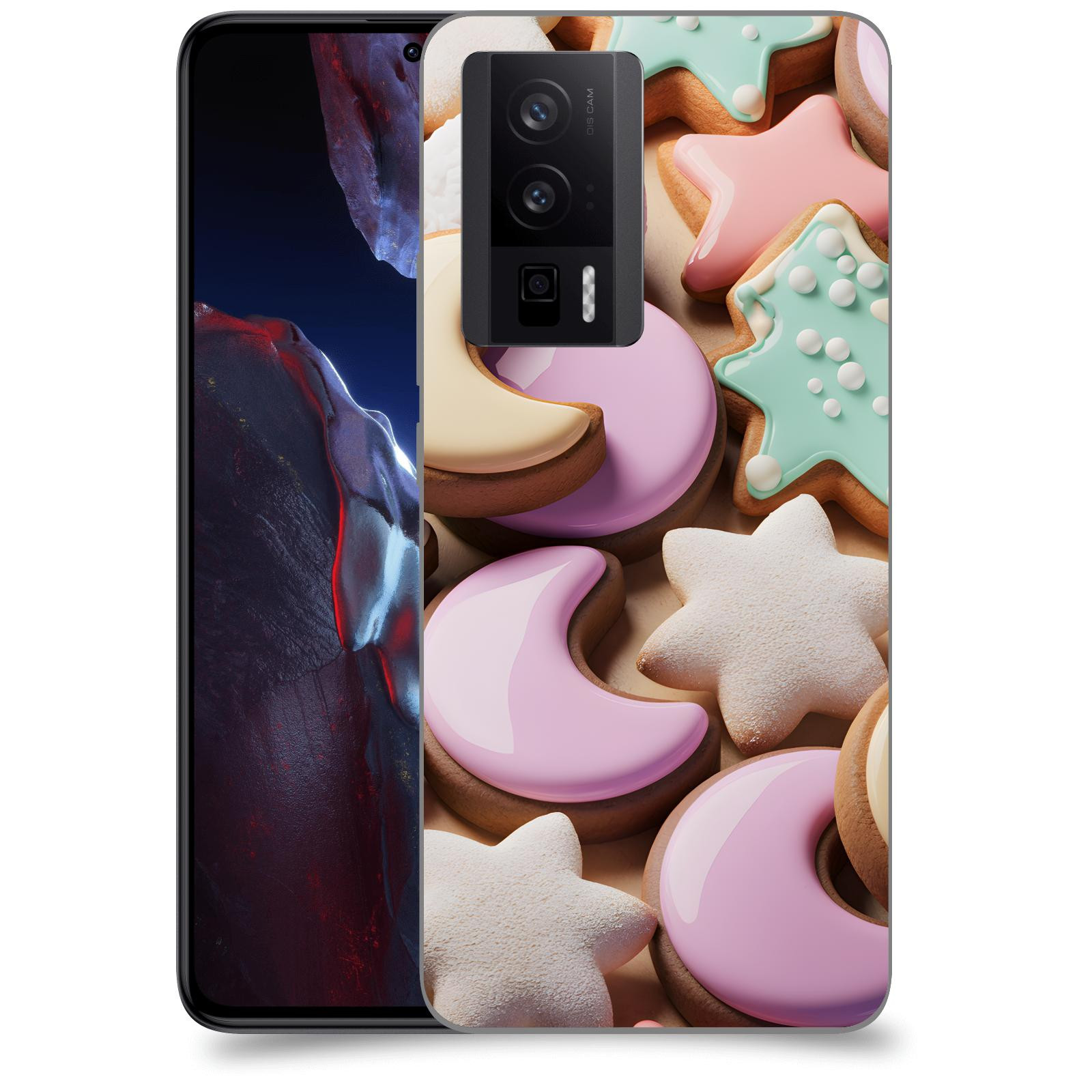 ACOVER Kryt na mobil Xiaomi Poco F5 Pro 5G - Vánoční cukroví
