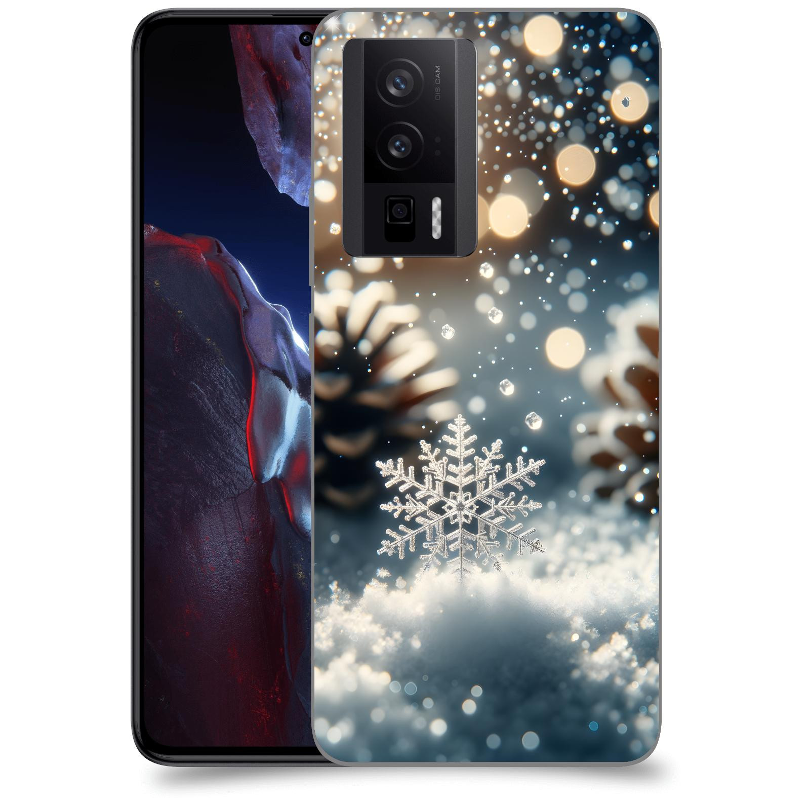 ACOVER Kryt na mobil Xiaomi Poco F5 Pro 5G - Vločka