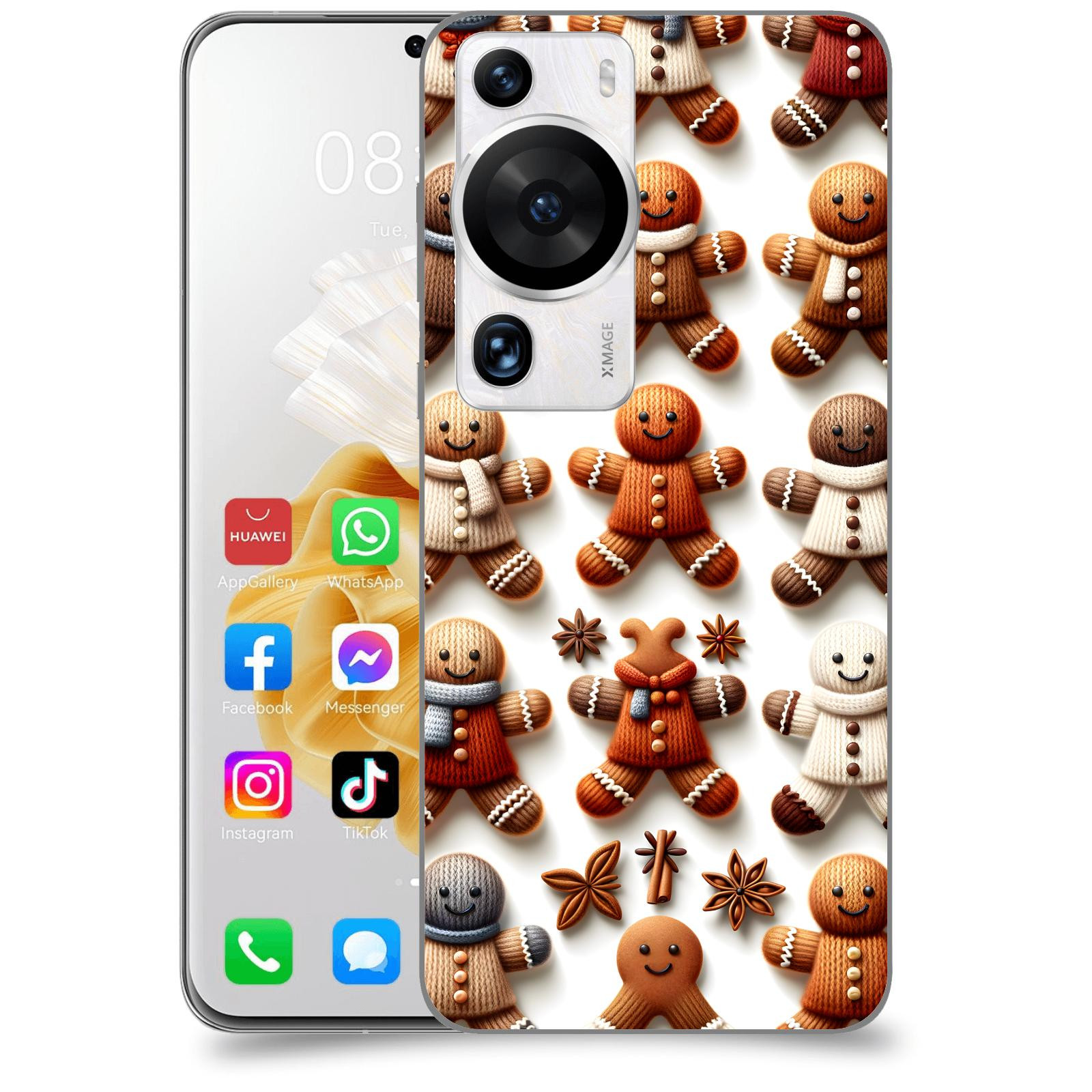 ACOVER Kryt na mobil Huawei P60 Pro - Perníčky 2