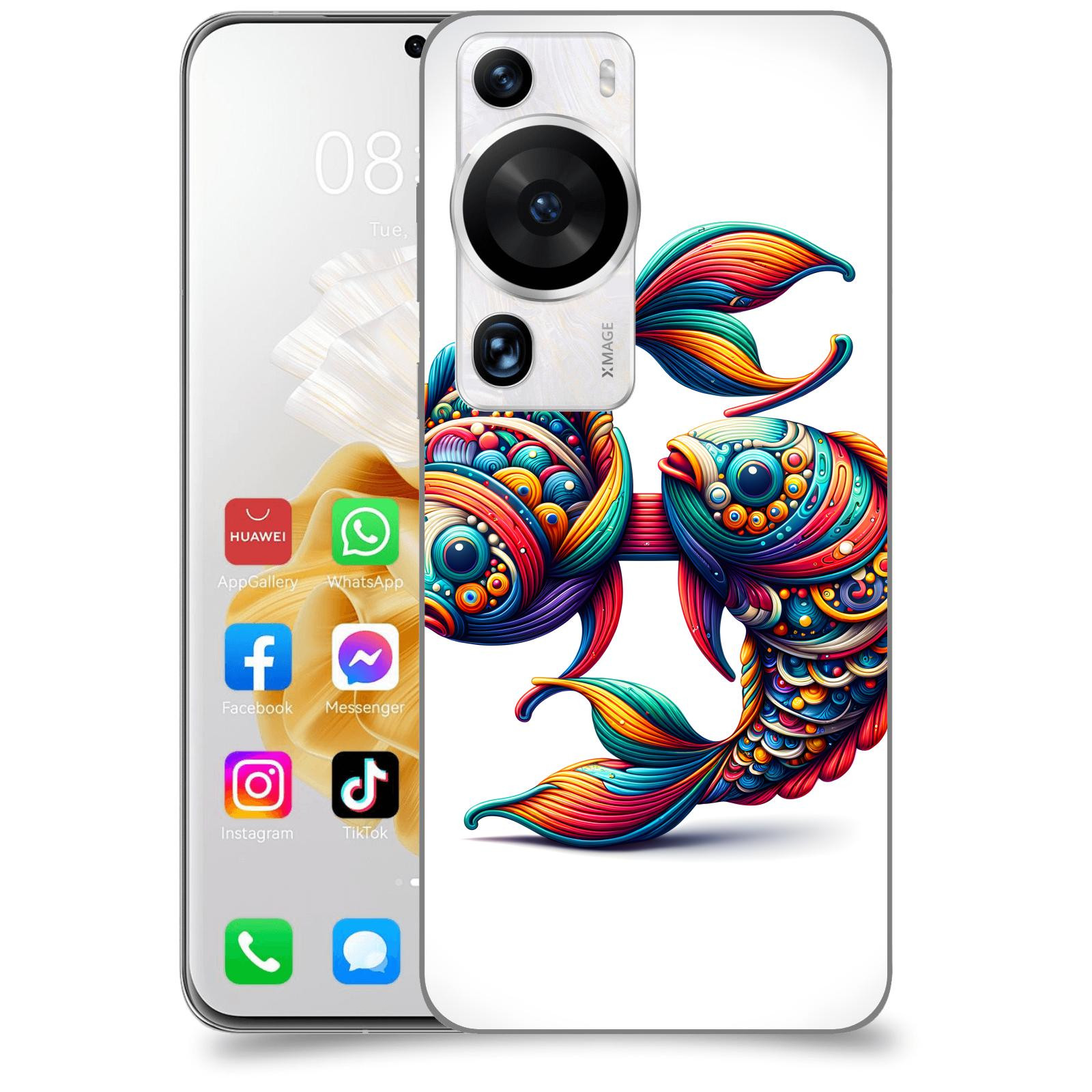 ACOVER Kryt na mobil Huawei P60 Pro - Ryby 2
