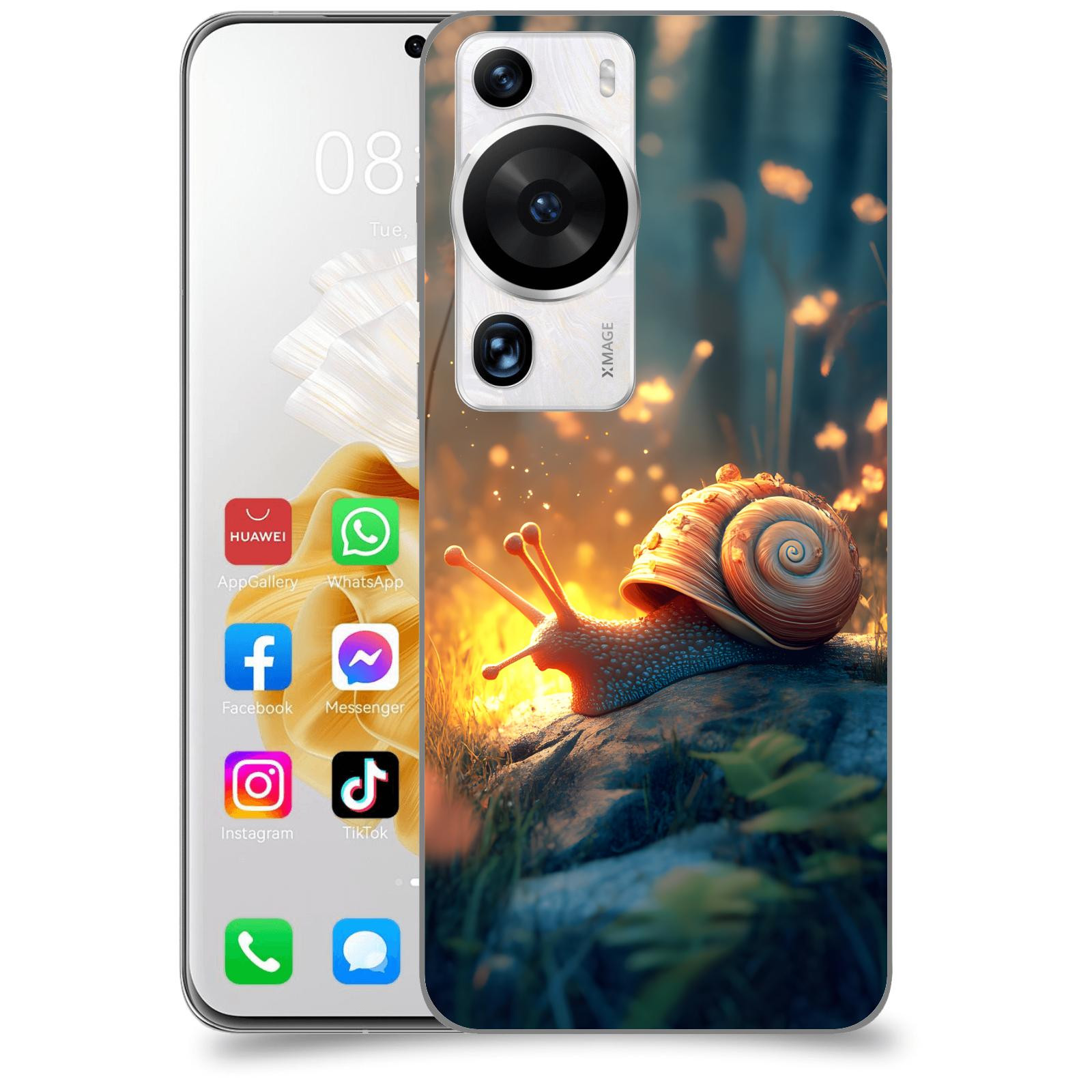 ACOVER Kryt na mobil Huawei P60 Pro - Šnek