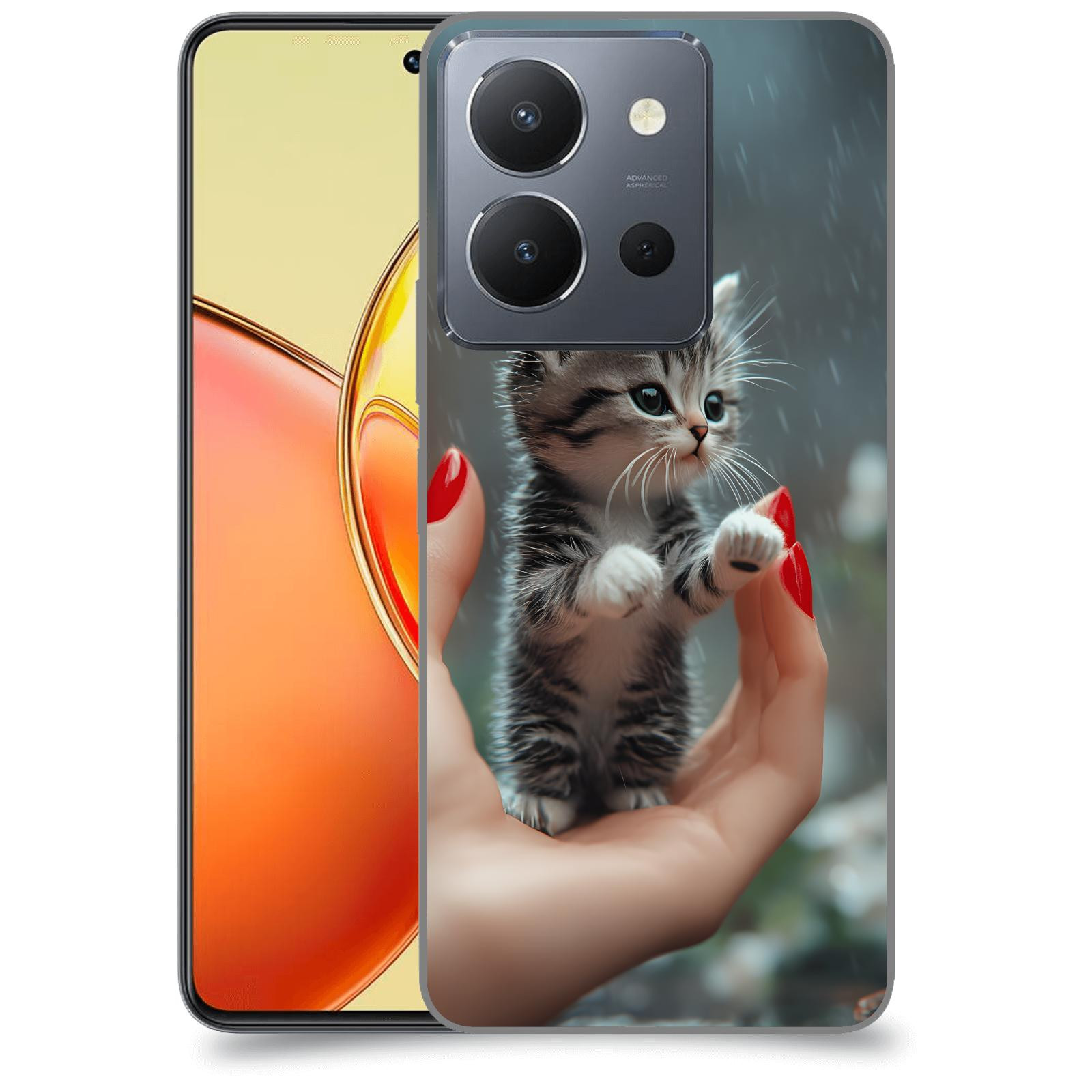 ACOVER Kryt na mobil Vivo Y36 - Koťátko
