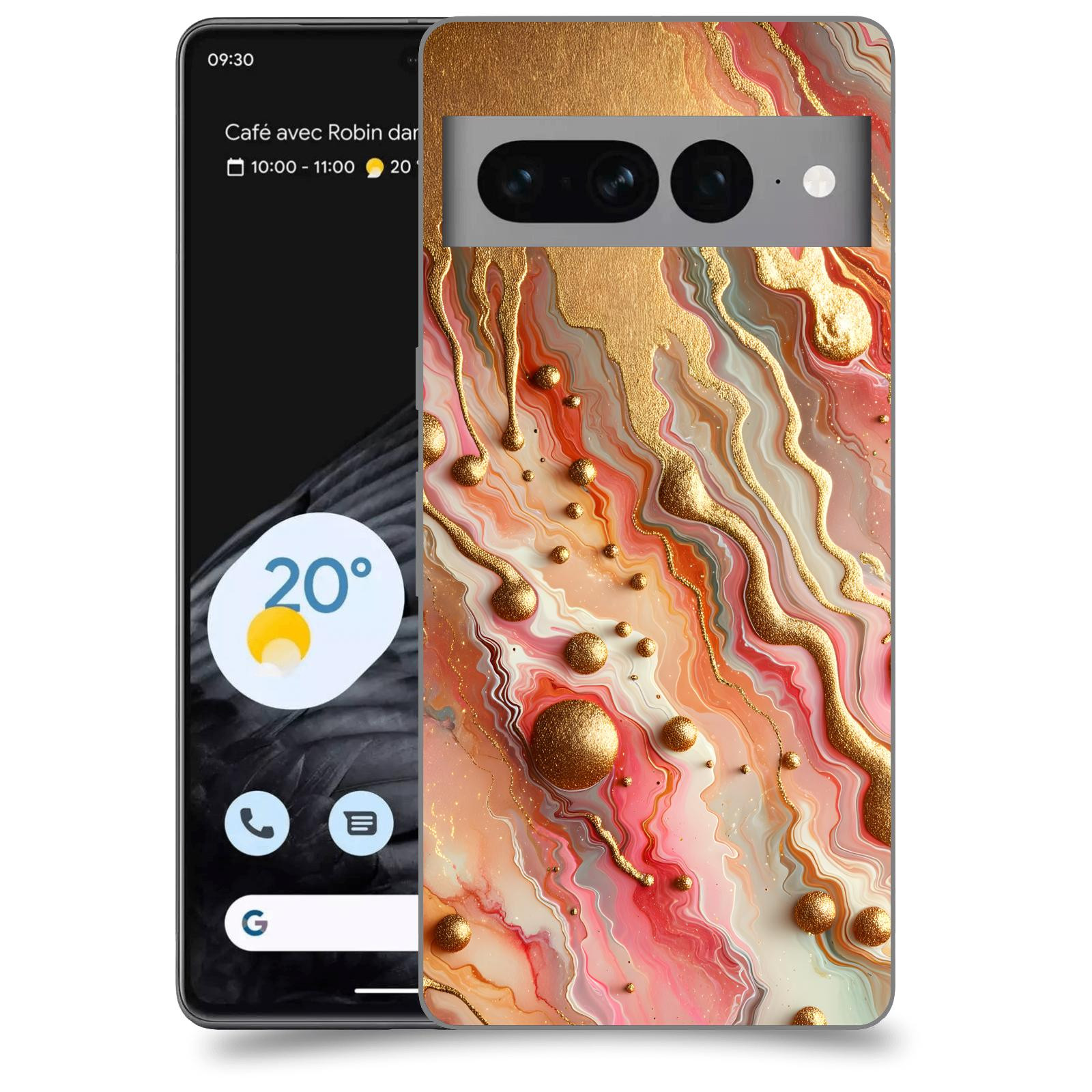 ACOVER Kryt na mobil Google pixel 7 pro - Liquid Gold