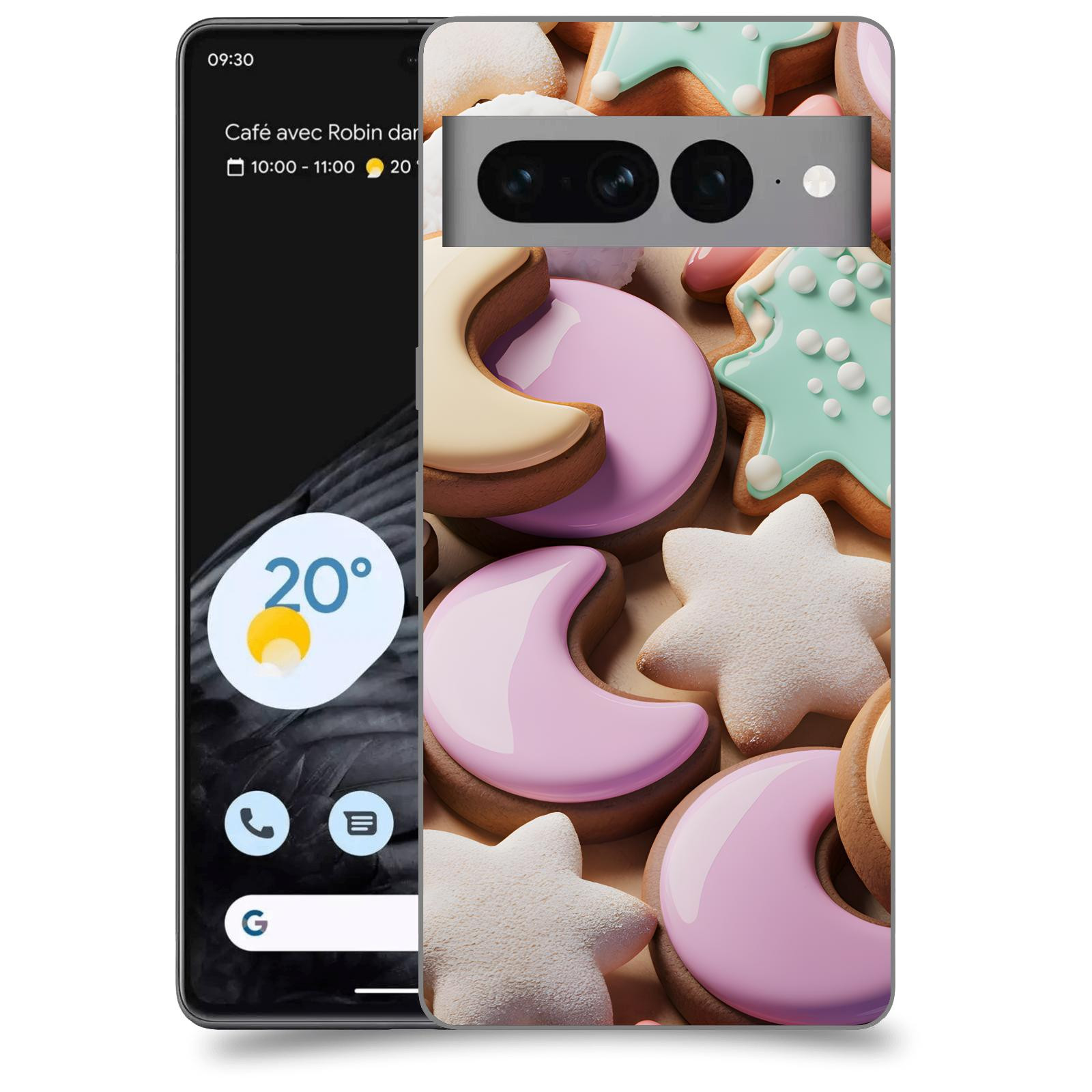 ACOVER Kryt na mobil Google pixel 7 pro - Vánoční cukroví